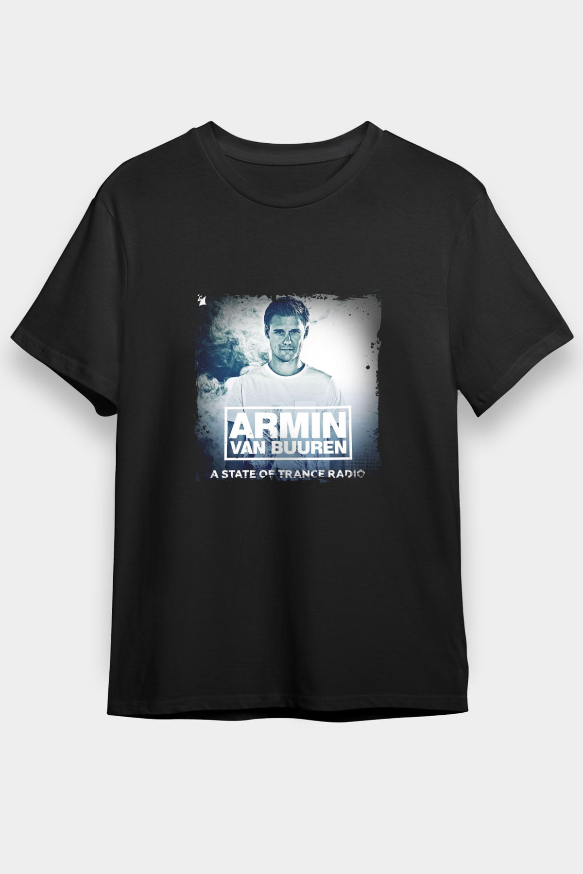 Armin Van Buuren Baskılı Unisex Siyah Tişört