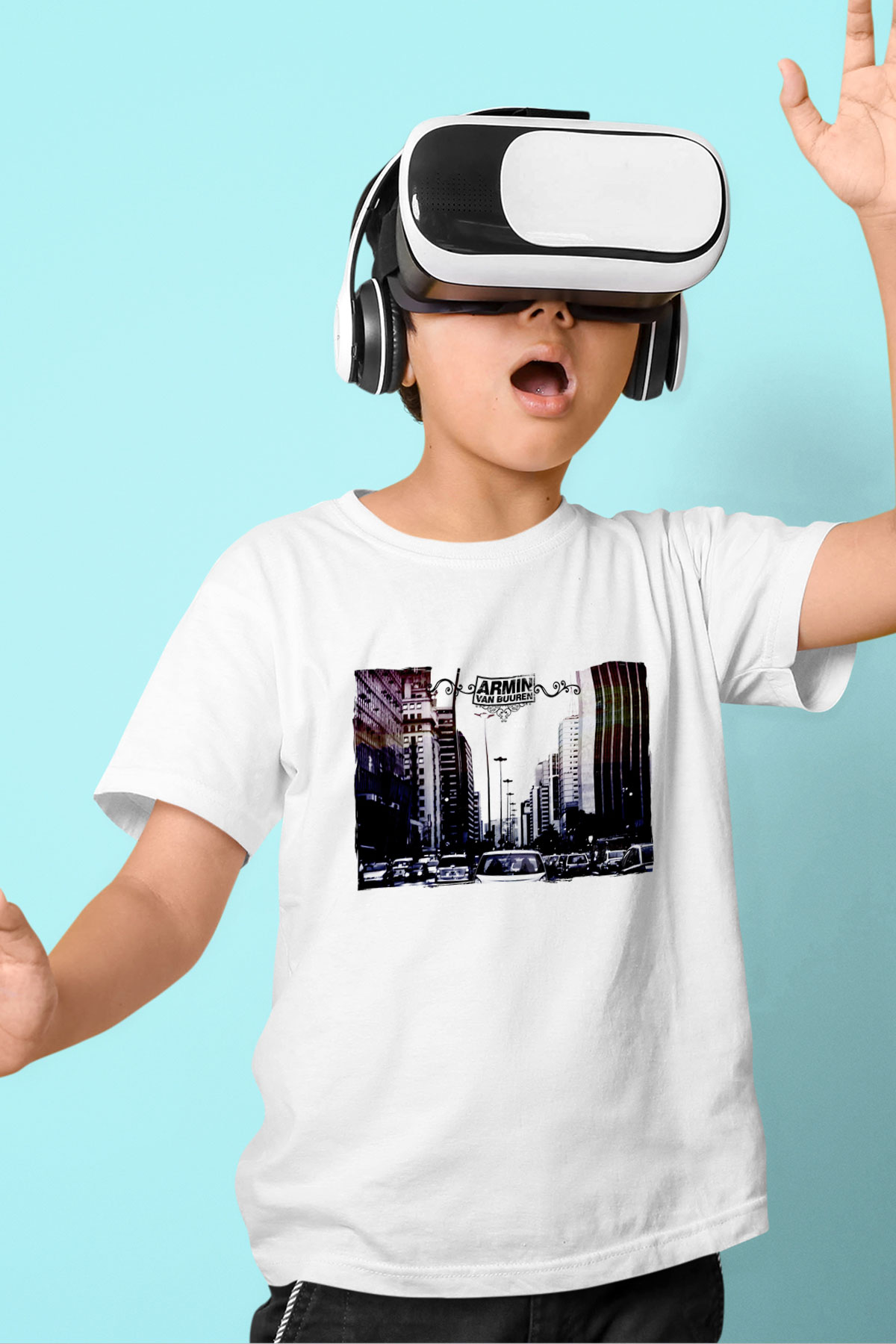 Armin Van Buuren Beyaz Unisex Çocuk Tişört