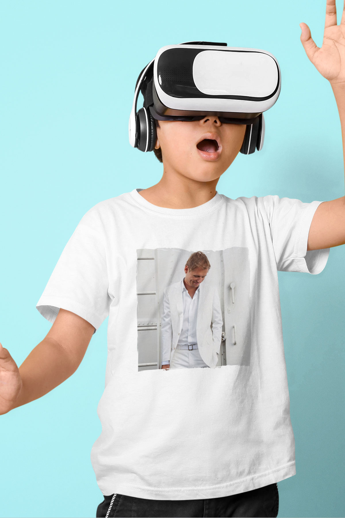 Armin Van Buuren Beyaz Unisex Çocuk Tişört