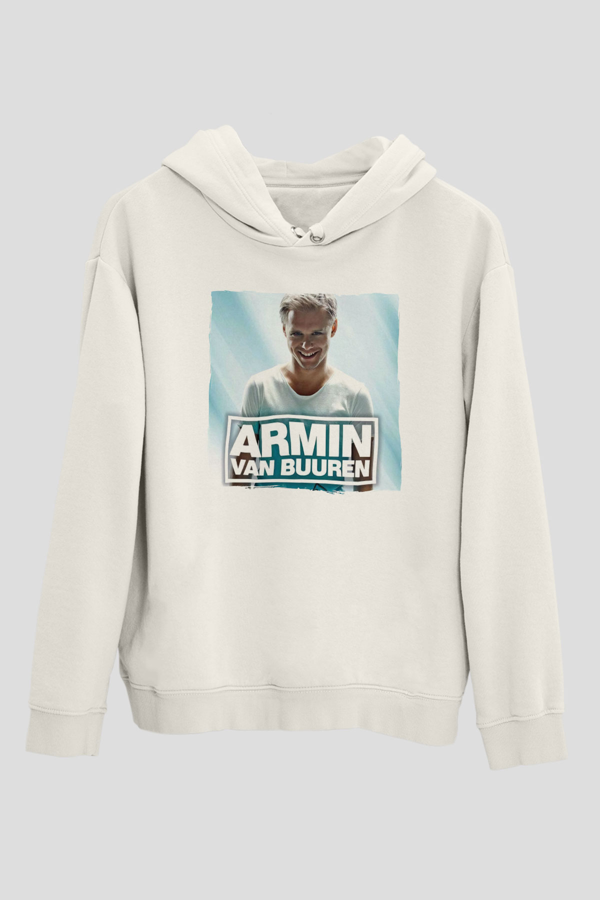 Armin Van Buuren Beyaz Unisex Kapüşonlu Sweatshirt