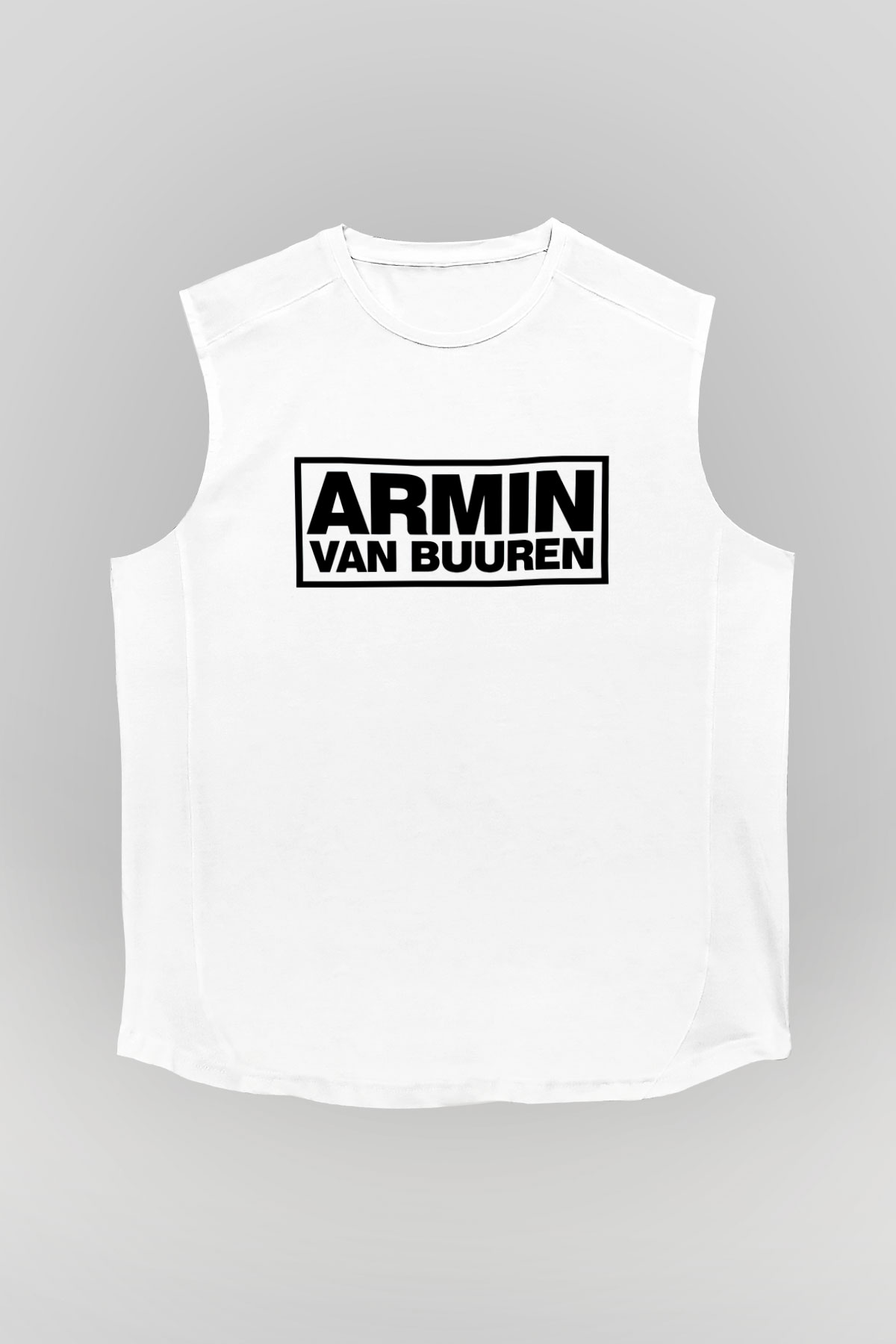 Armin Van Buuren Beyaz Unisex Kolsuz Tişört