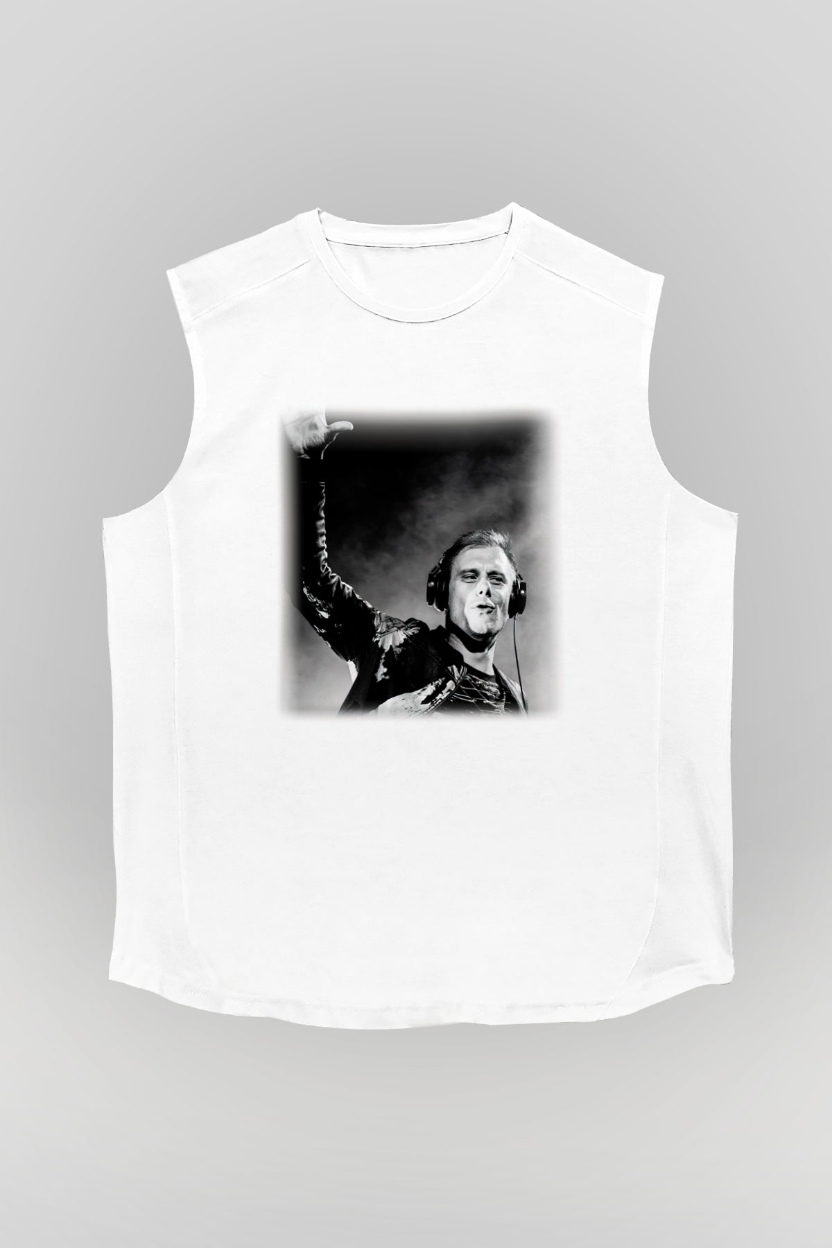 Armin Van Buuren Beyaz Unisex Kolsuz Tişört