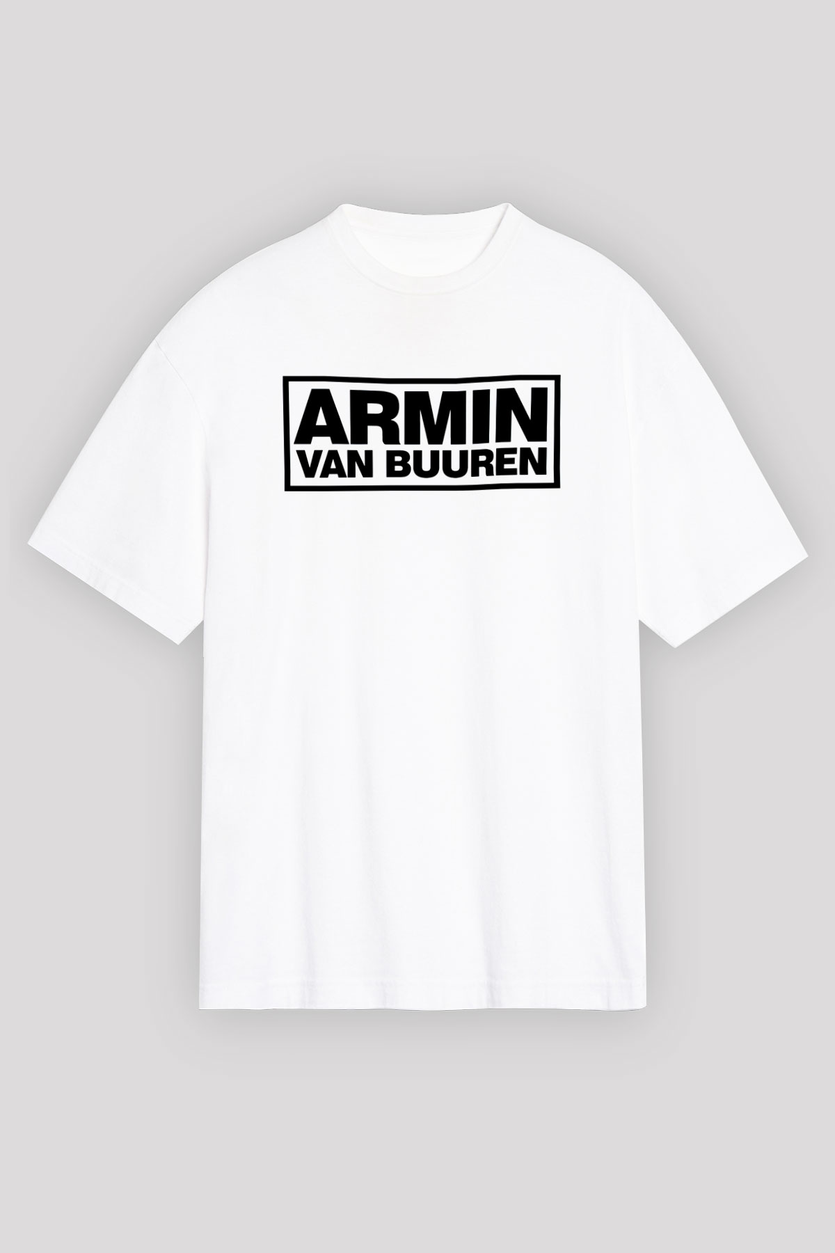 Armin Van Buuren Beyaz Unisex Oversize Tişört T-Shirt