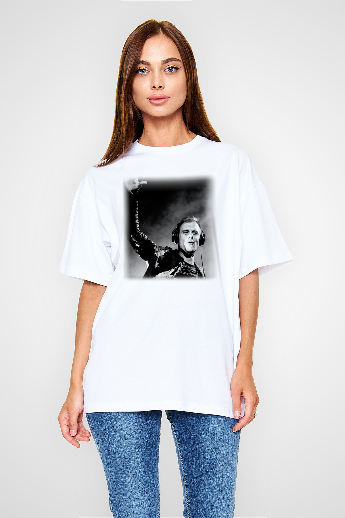 Armin Van Buuren Beyaz Unisex Oversize Tişört T-Shirt