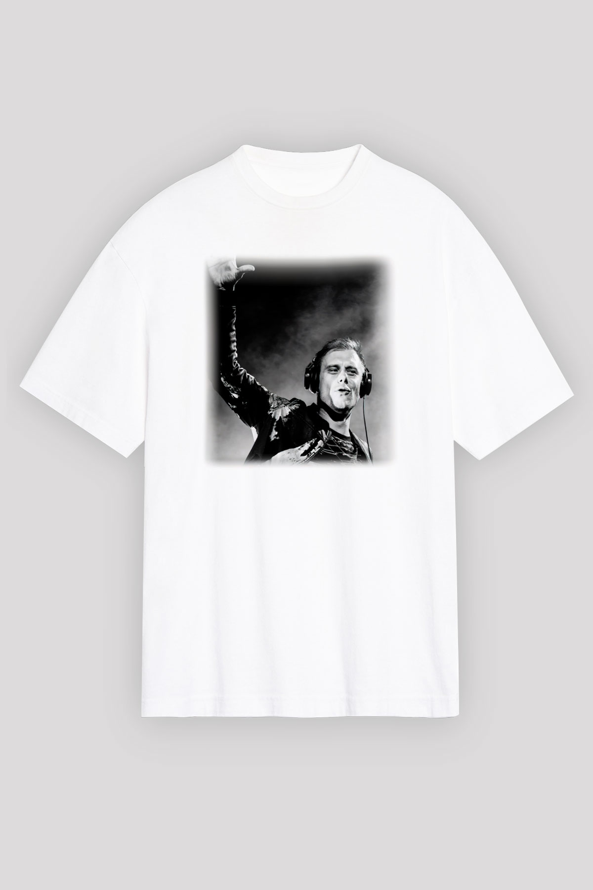 Armin Van Buuren Beyaz Unisex Oversize Tişört T-Shirt