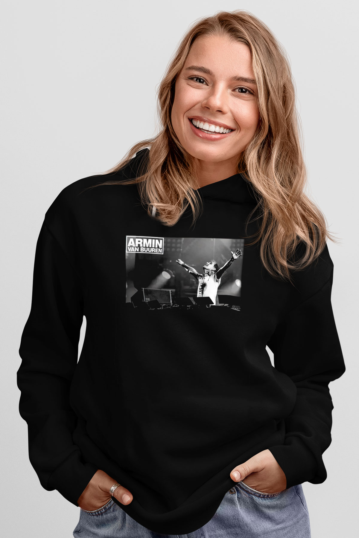 Armin Van Buuren Siyah Unisex Hoodie