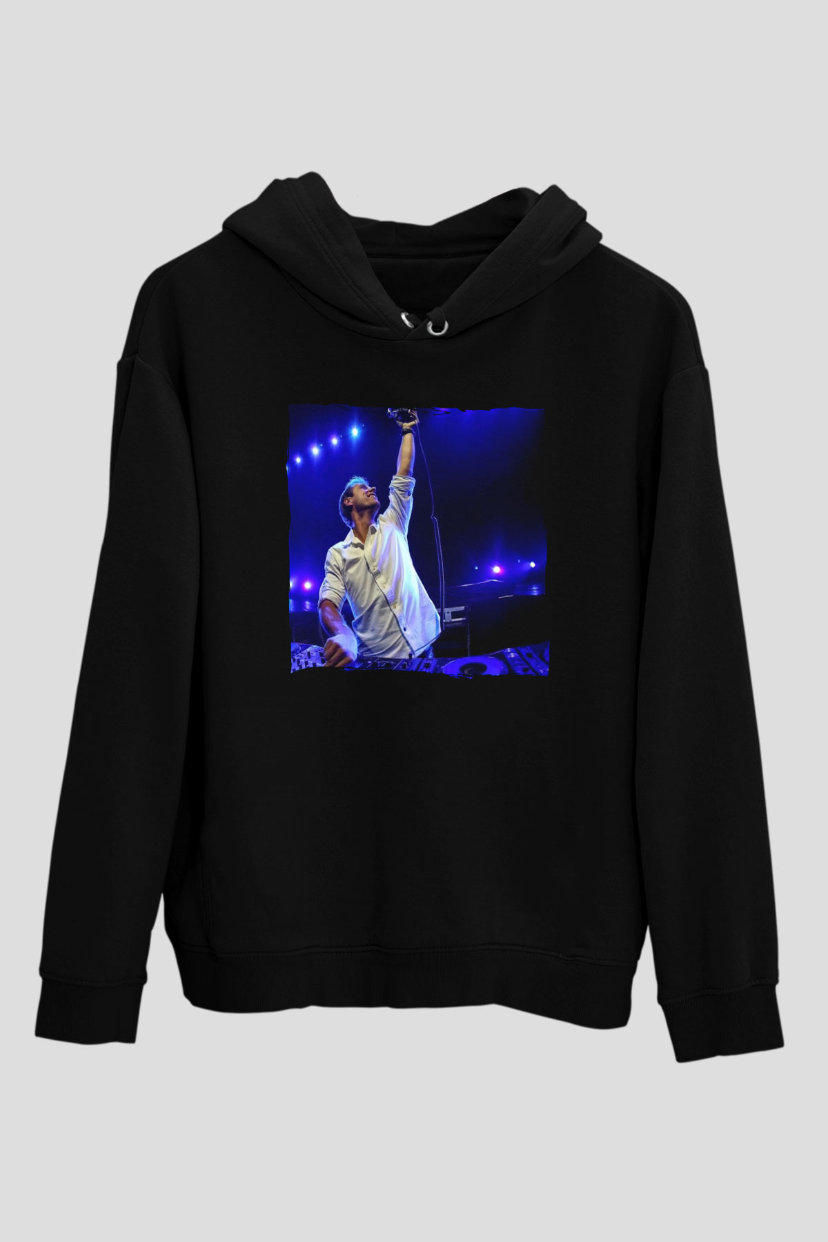 Armin Van Buuren Siyah Unisex Kapüşonlu Sweatshirt