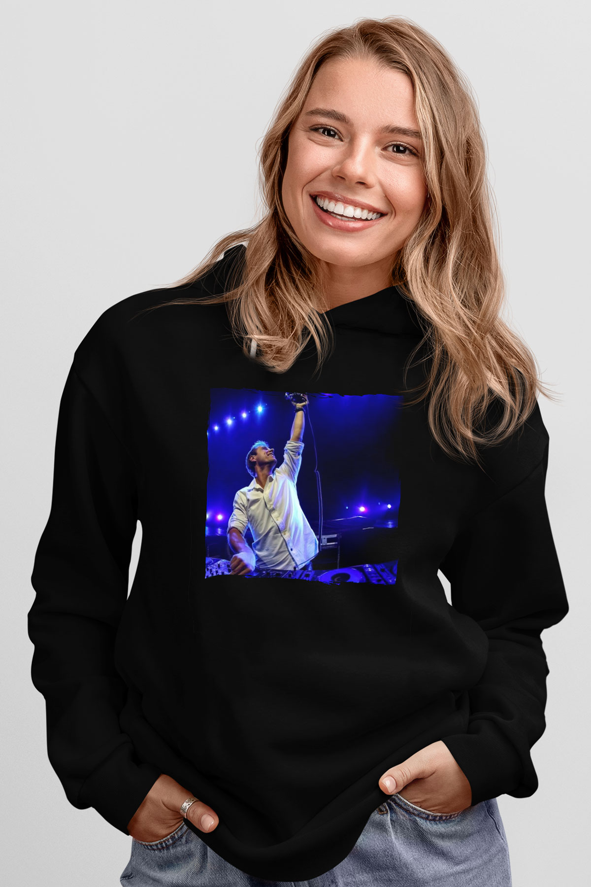 Armin Van Buuren Siyah Unisex Kapüşonlu Sweatshirt