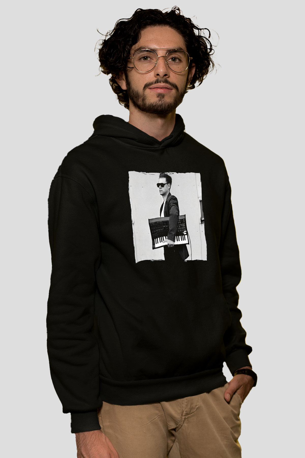 Armin Van Buuren Siyah Unisex Kapüşonlu Sweatshirt