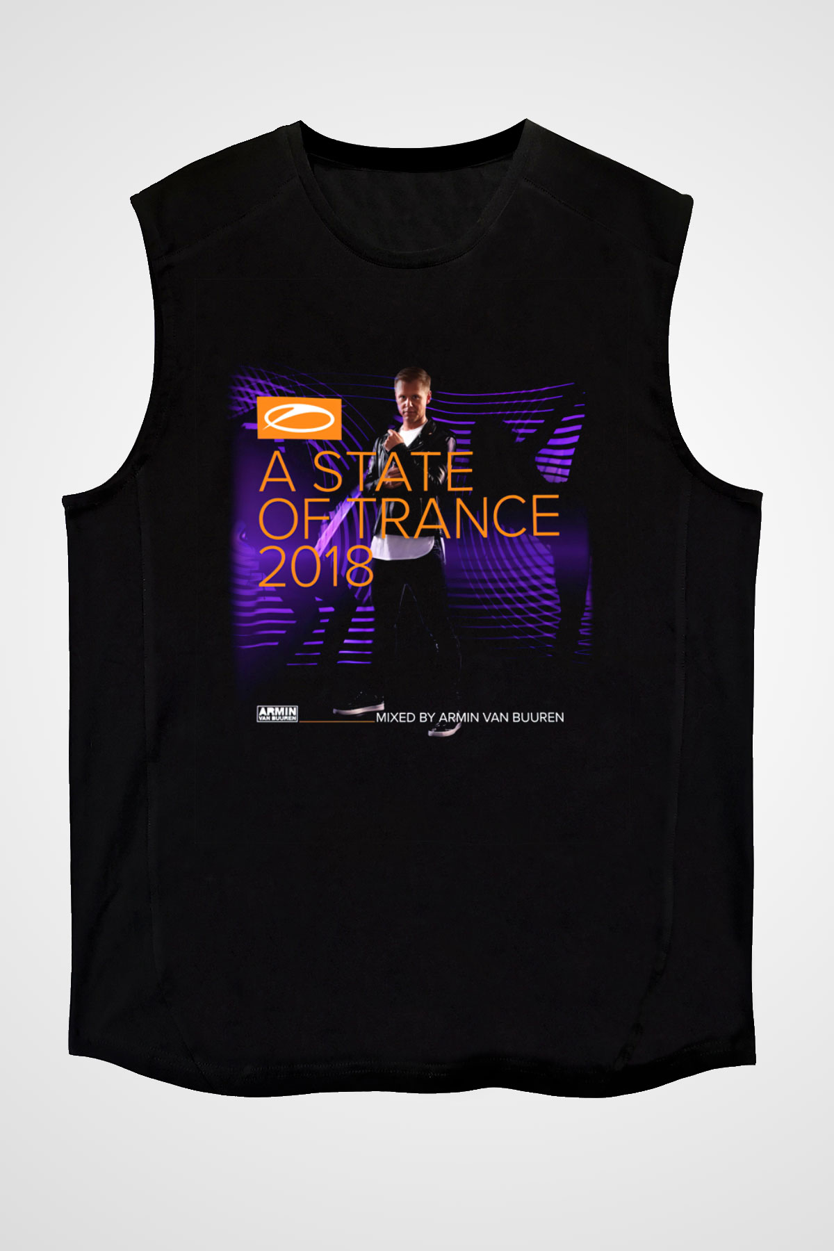 Armin Van Buuren Siyah Unisex Kolsuz Tişört