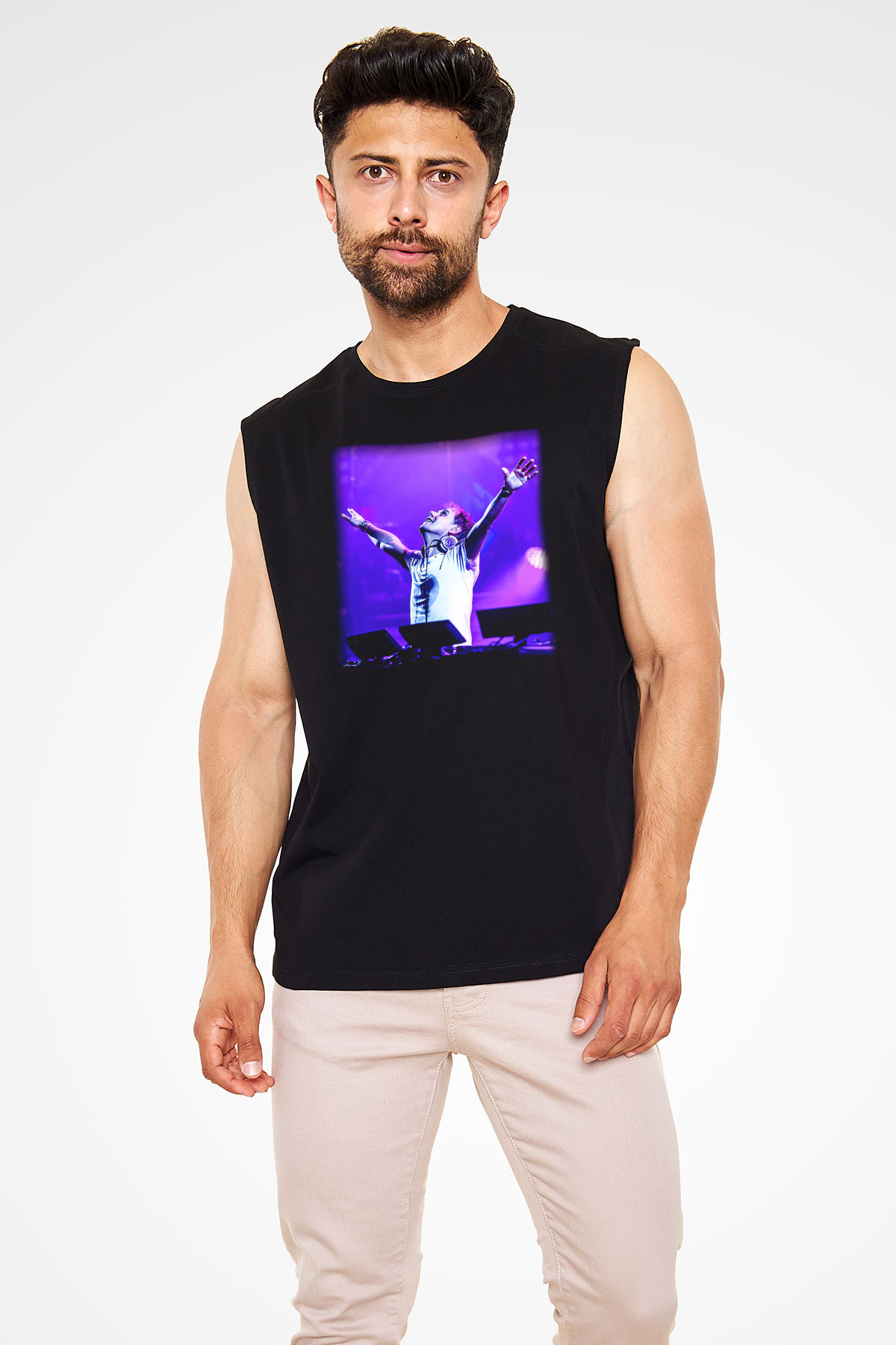 Armin Van Buuren Siyah Unisex Kolsuz Tişört