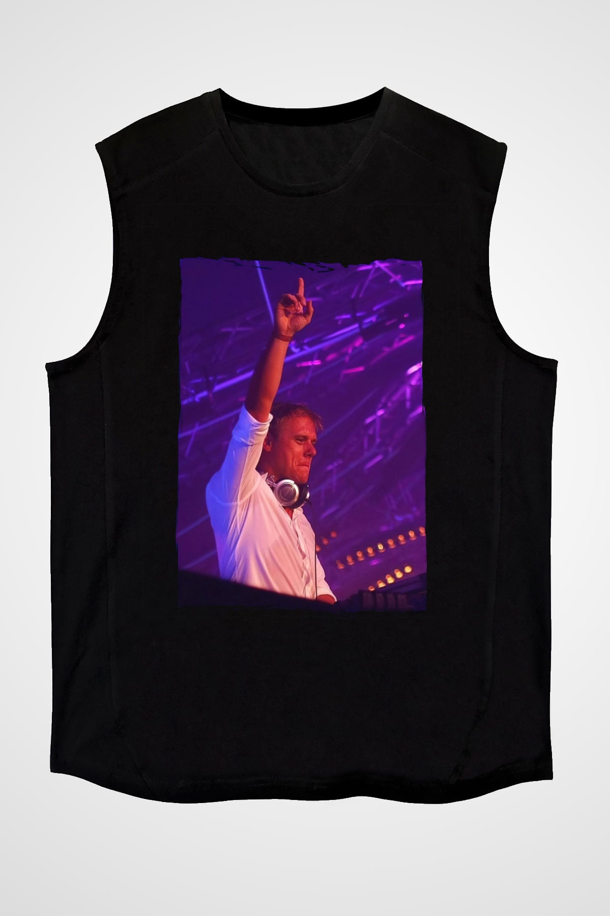 Armin Van Buuren Siyah Unisex Kolsuz Tişört