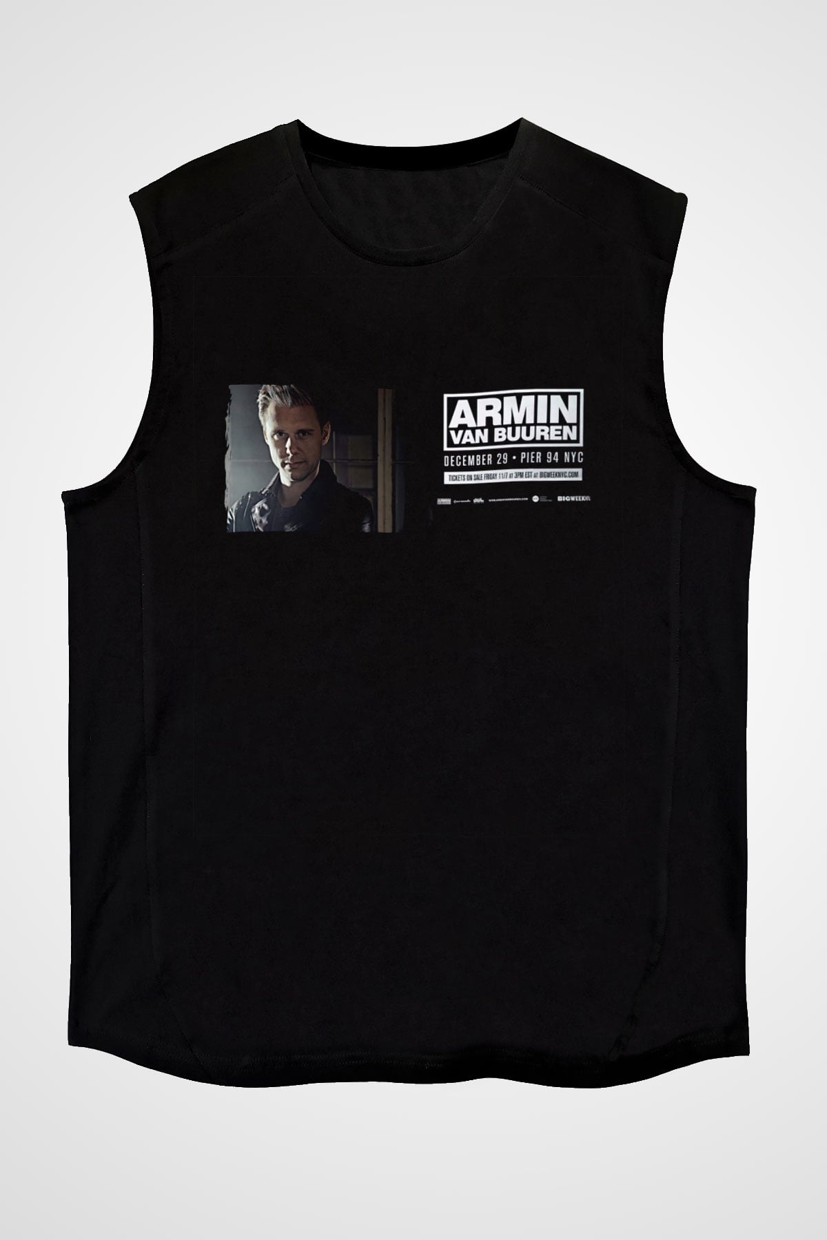 Armin Van Buuren Siyah Unisex Kolsuz Tişört
