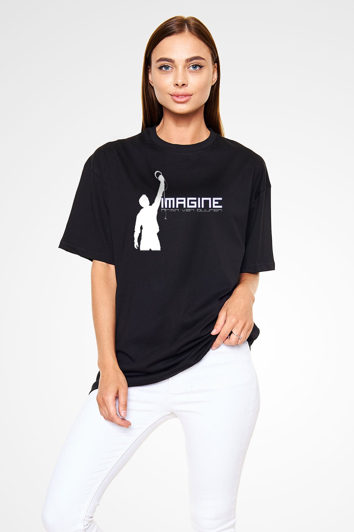 Armin Van Buuren Siyah Unisex Oversize Tişört T-Shirt