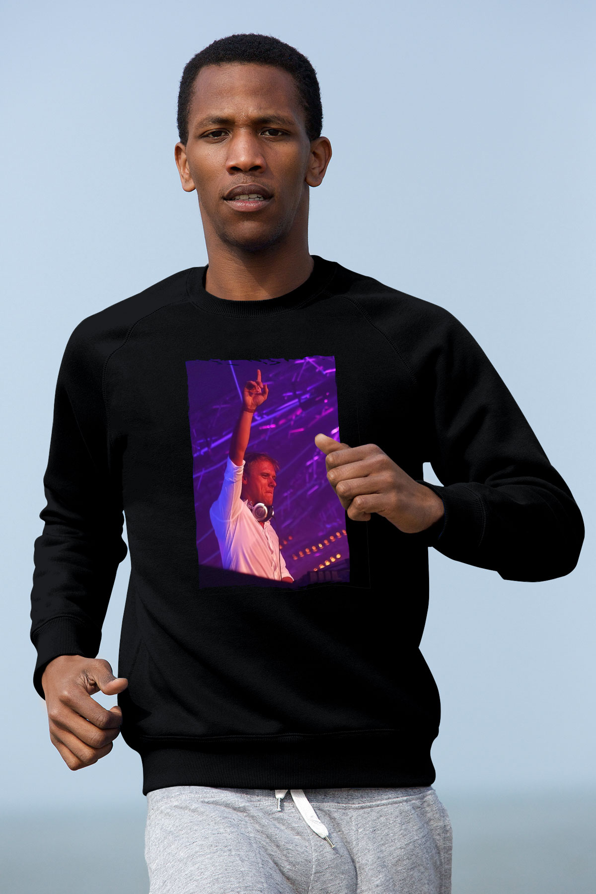 Armin Van Buuren Siyah Unisex Sweatshirt