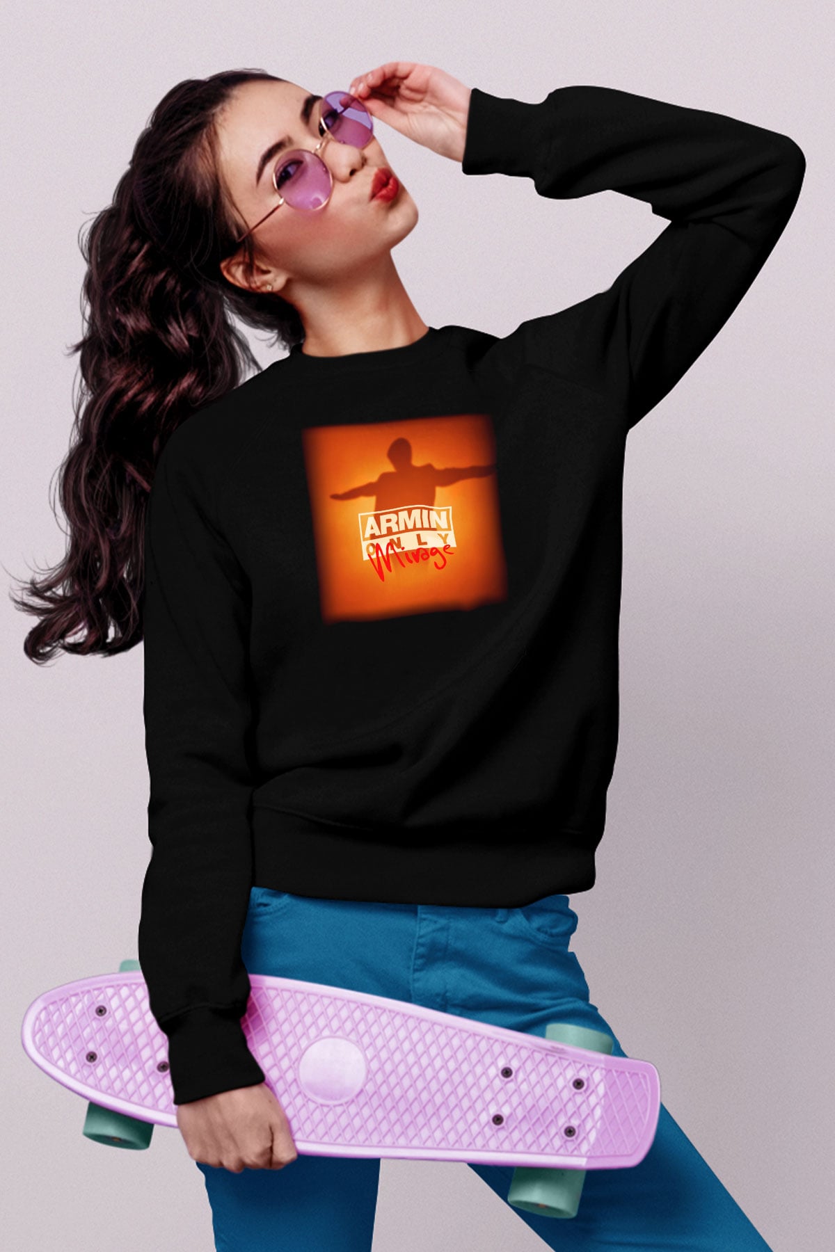 Armin Van Buuren Siyah Unisex Sweatshirt