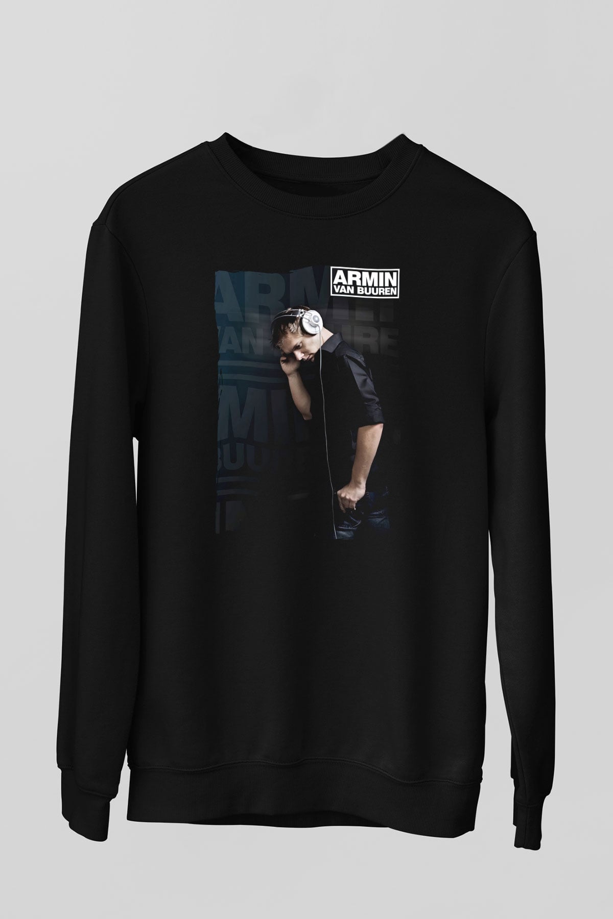 Armin Van Buuren Siyah Unisex Sweatshirt