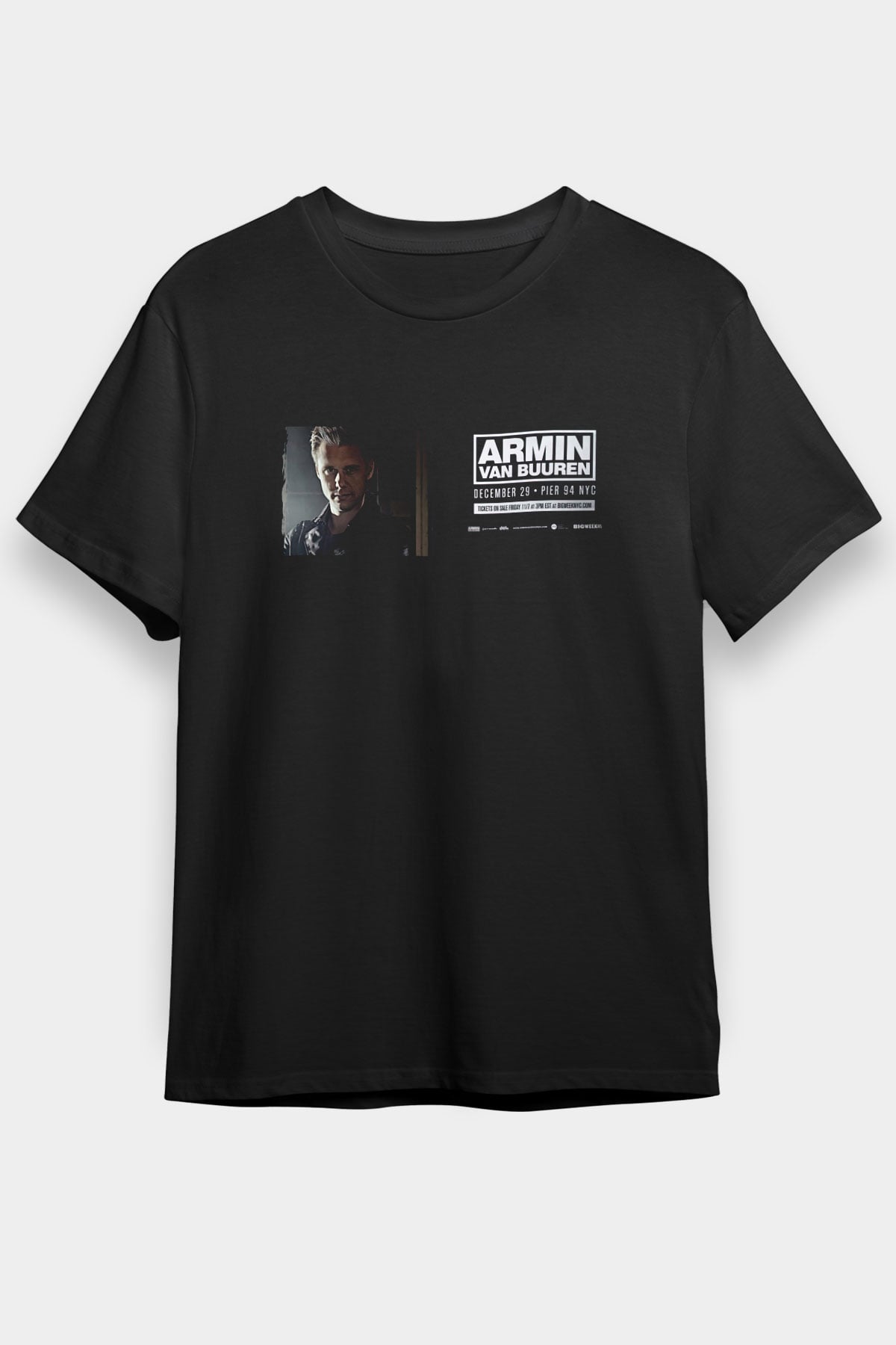 Armin Van Buuren Siyah Unisex Tişört T-Shirt - TişörtFabrikası