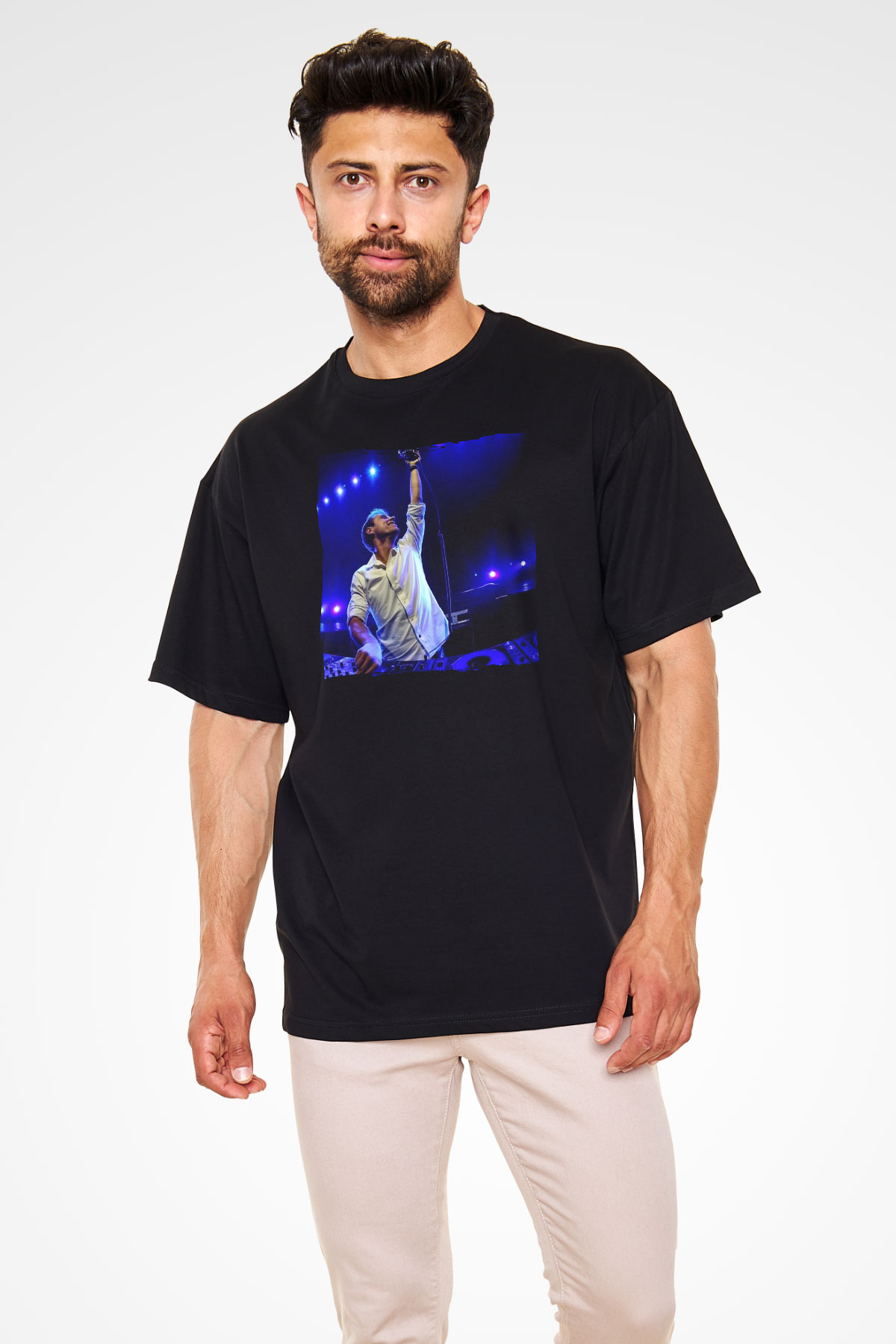 Armin Van Buuren Siyah Oversize Tişört Oversize T-shirt - TişörtFabrikası
