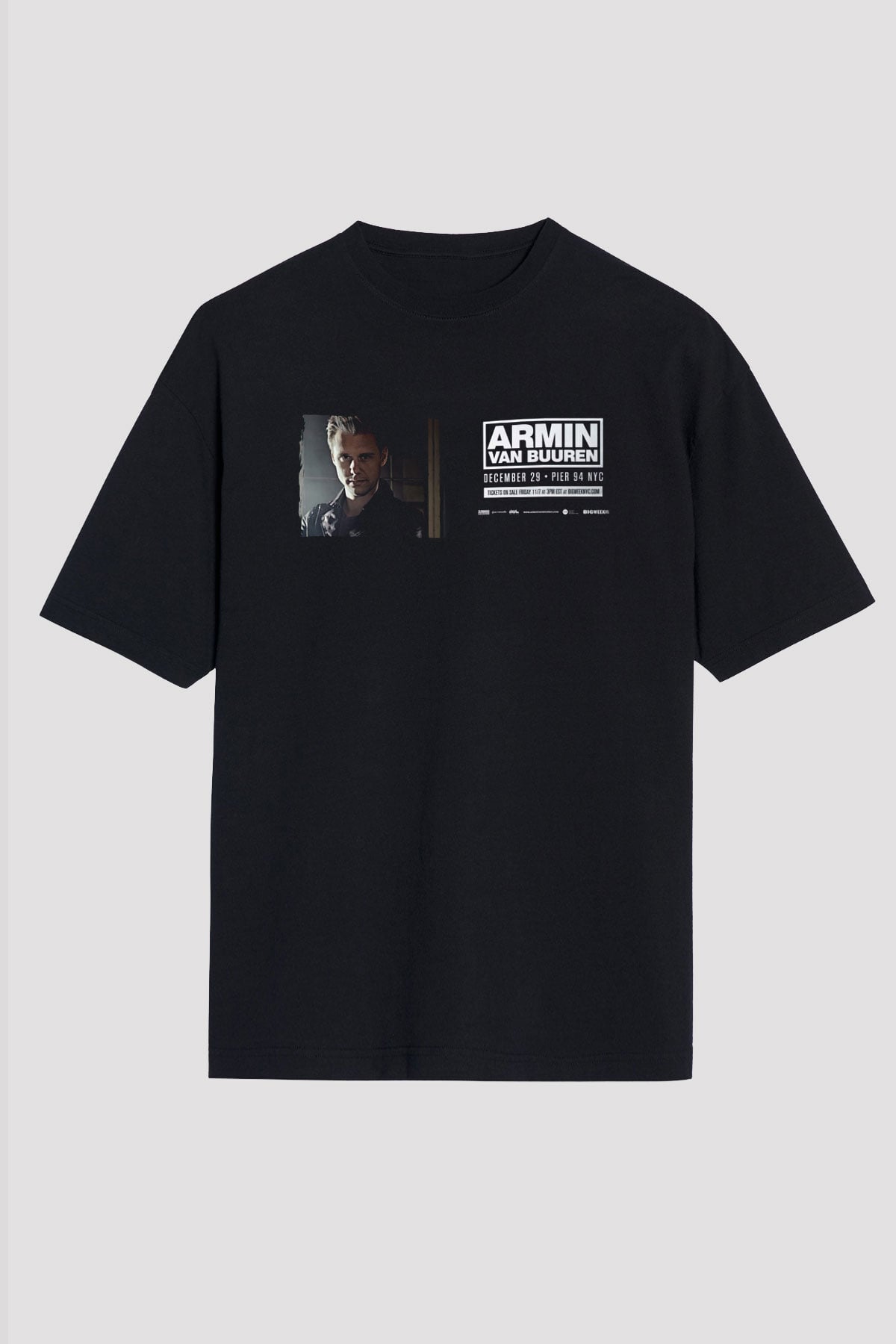 Armin Van Buuren Siyah Oversize Tişört Oversize T-shirt - TişörtFabrikası