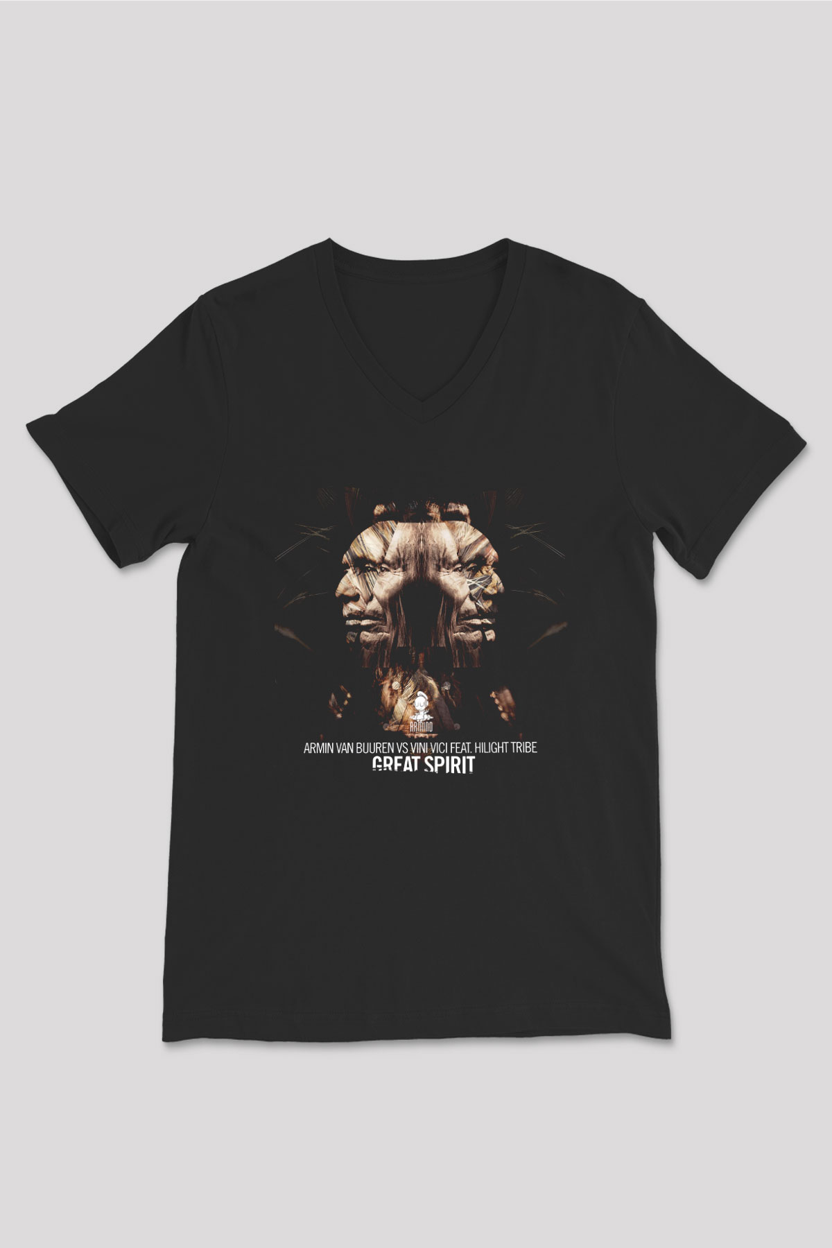 Armin Van Buuren Siyah Unisex V Yaka Tişört