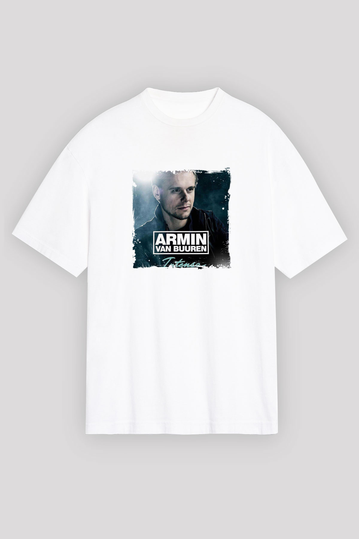 Armin Van BuurenBaskılı Beyaz Oversize Tişört