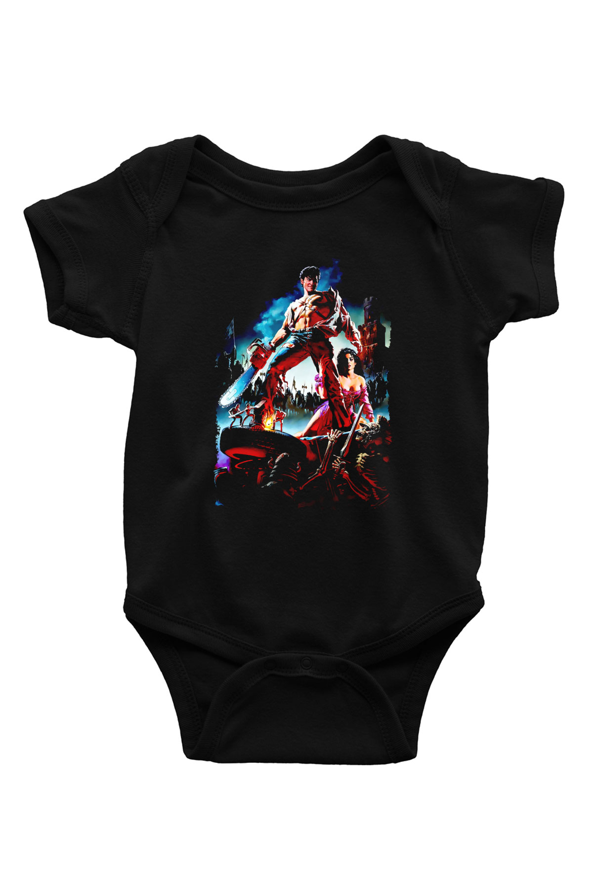Army of Darkness Siyah Bebek Body - Zıbın