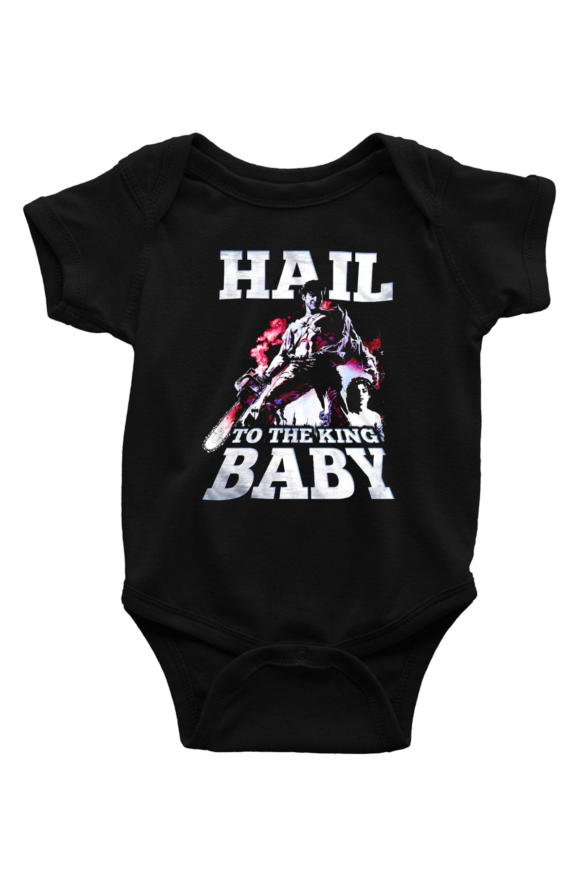 Army of Darkness Siyah Bebek Body - Zıbın