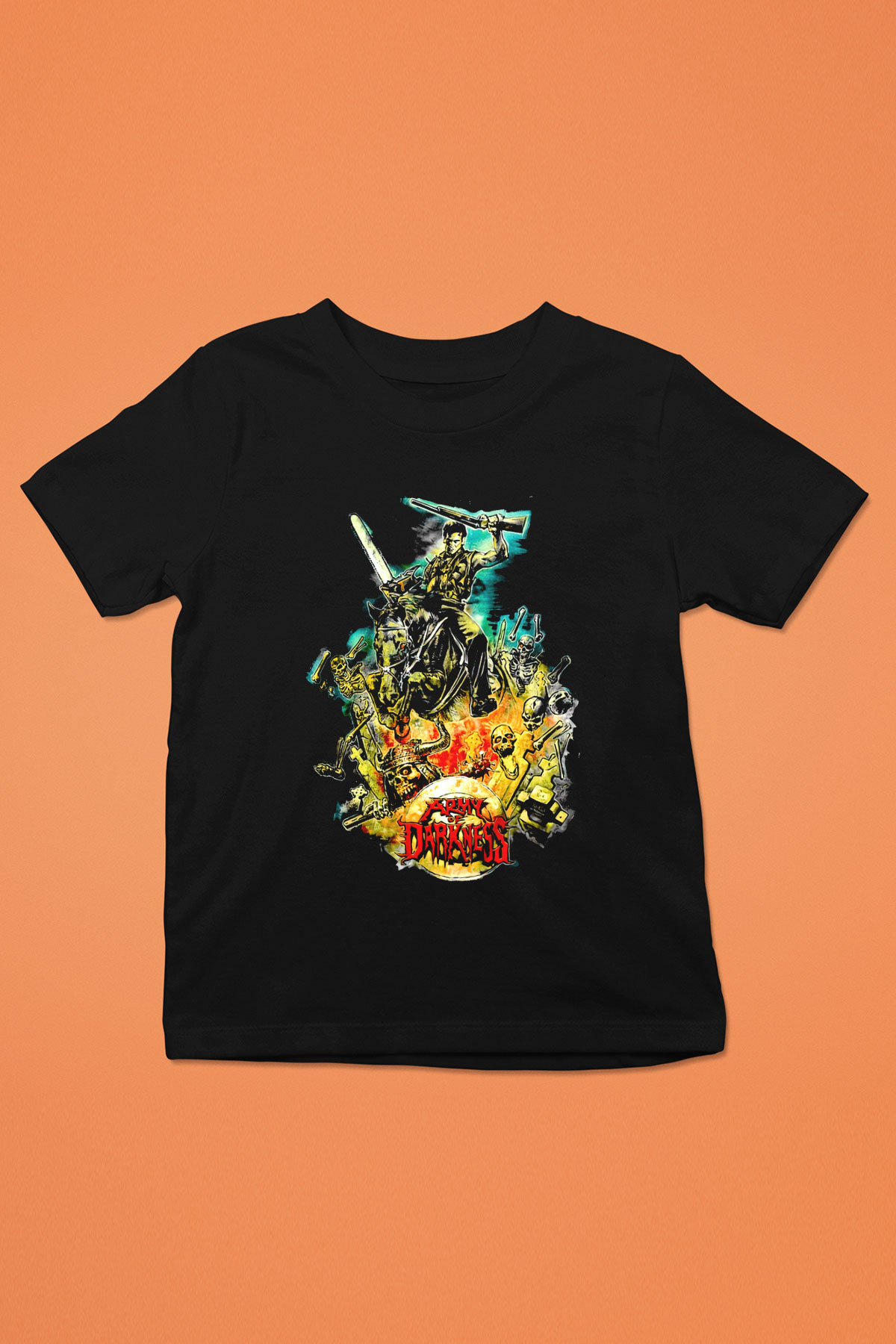 Army of Darkness Siyah Unisex  Çocuk Tişört