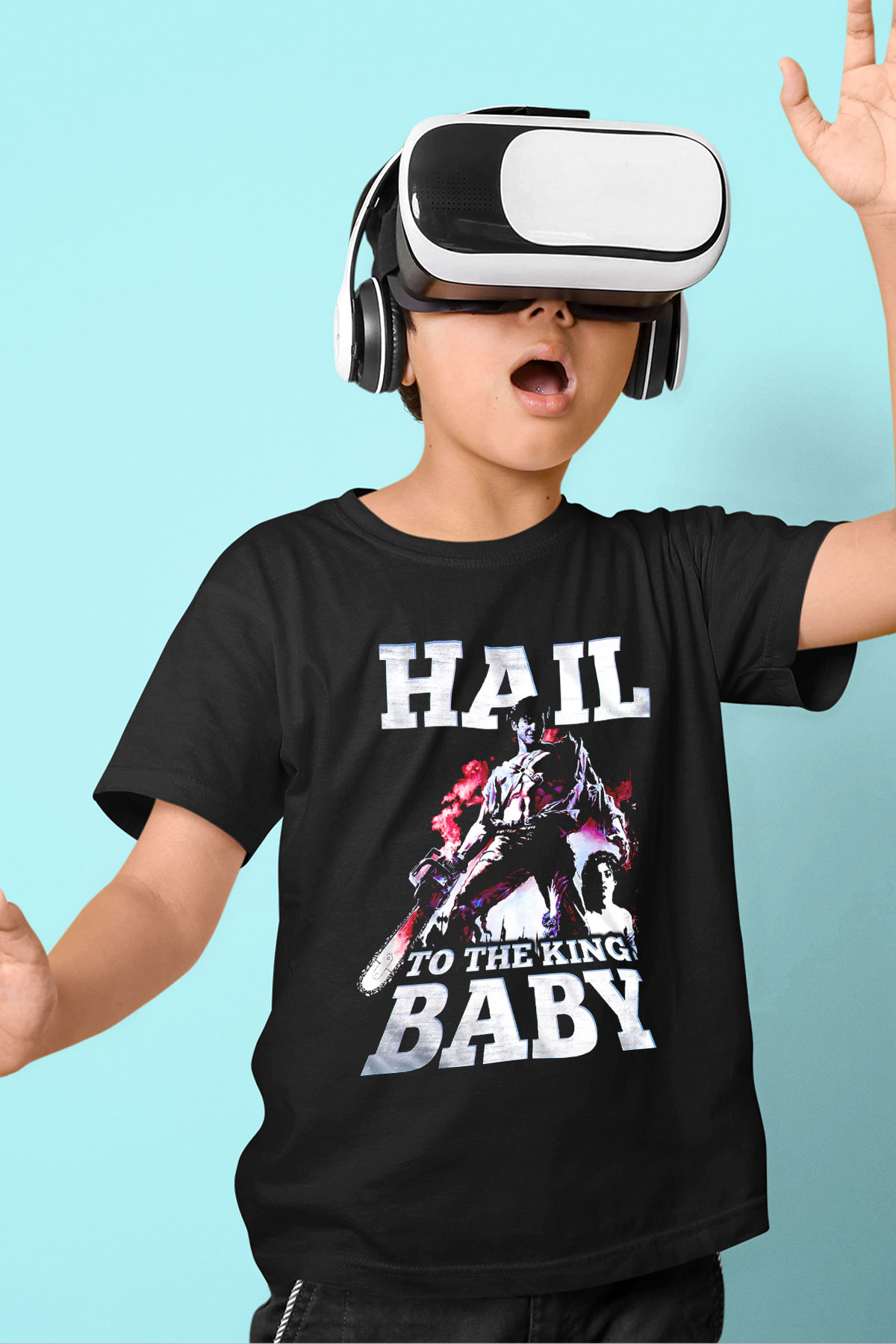 Army of Darkness Siyah Unisex  Çocuk Tişört