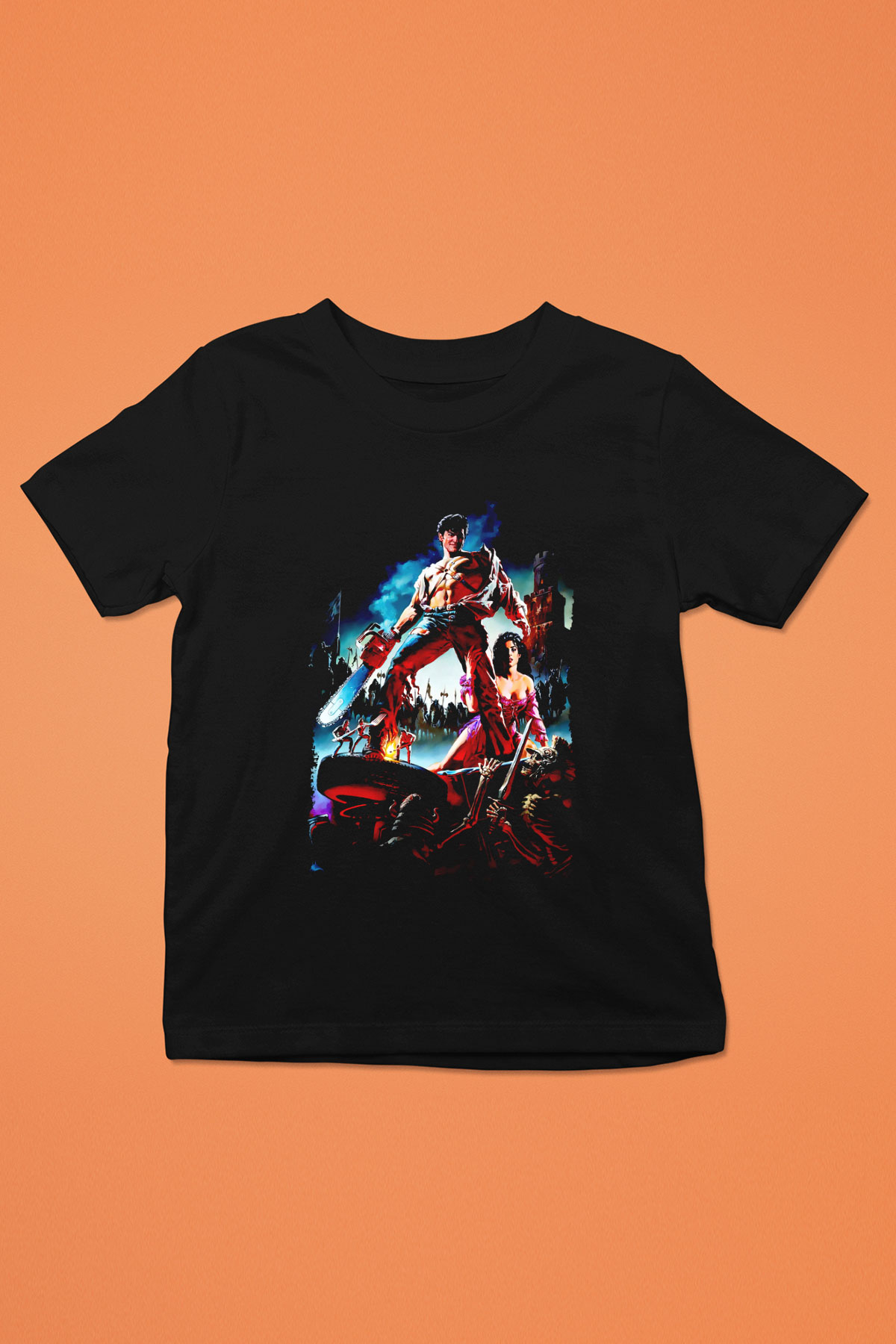 Army of Darkness Siyah Unisex  Çocuk Tişört