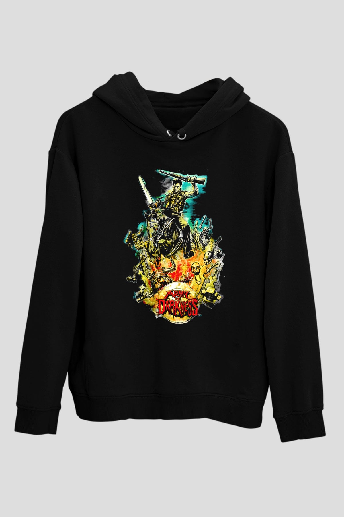 Army of Darkness Siyah Unisex Hoodie