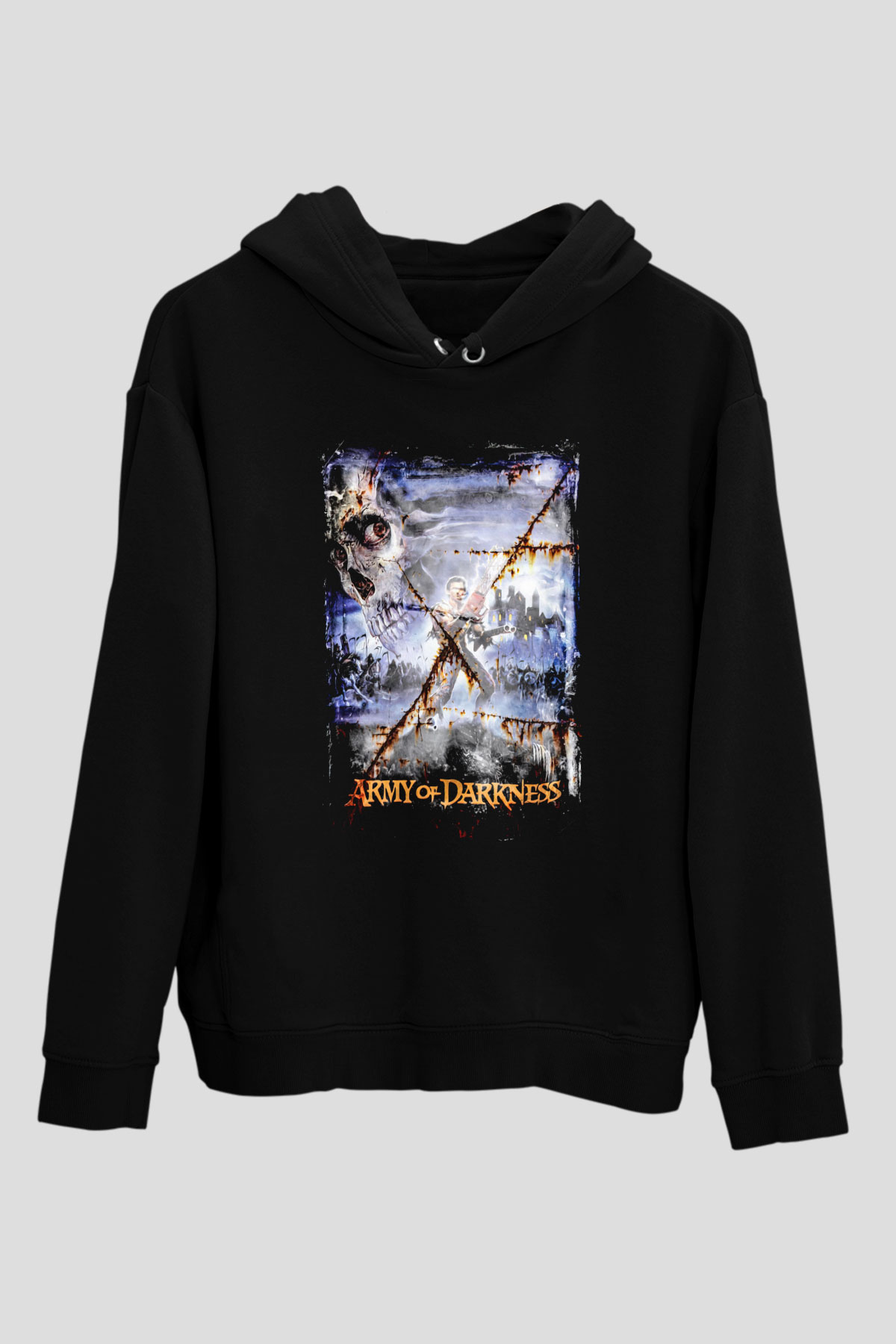 Army of Darkness Siyah Unisex Hoodie