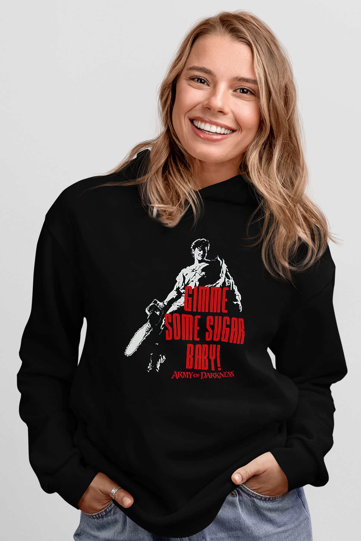 Army of Darkness Siyah Unisex Hoodie