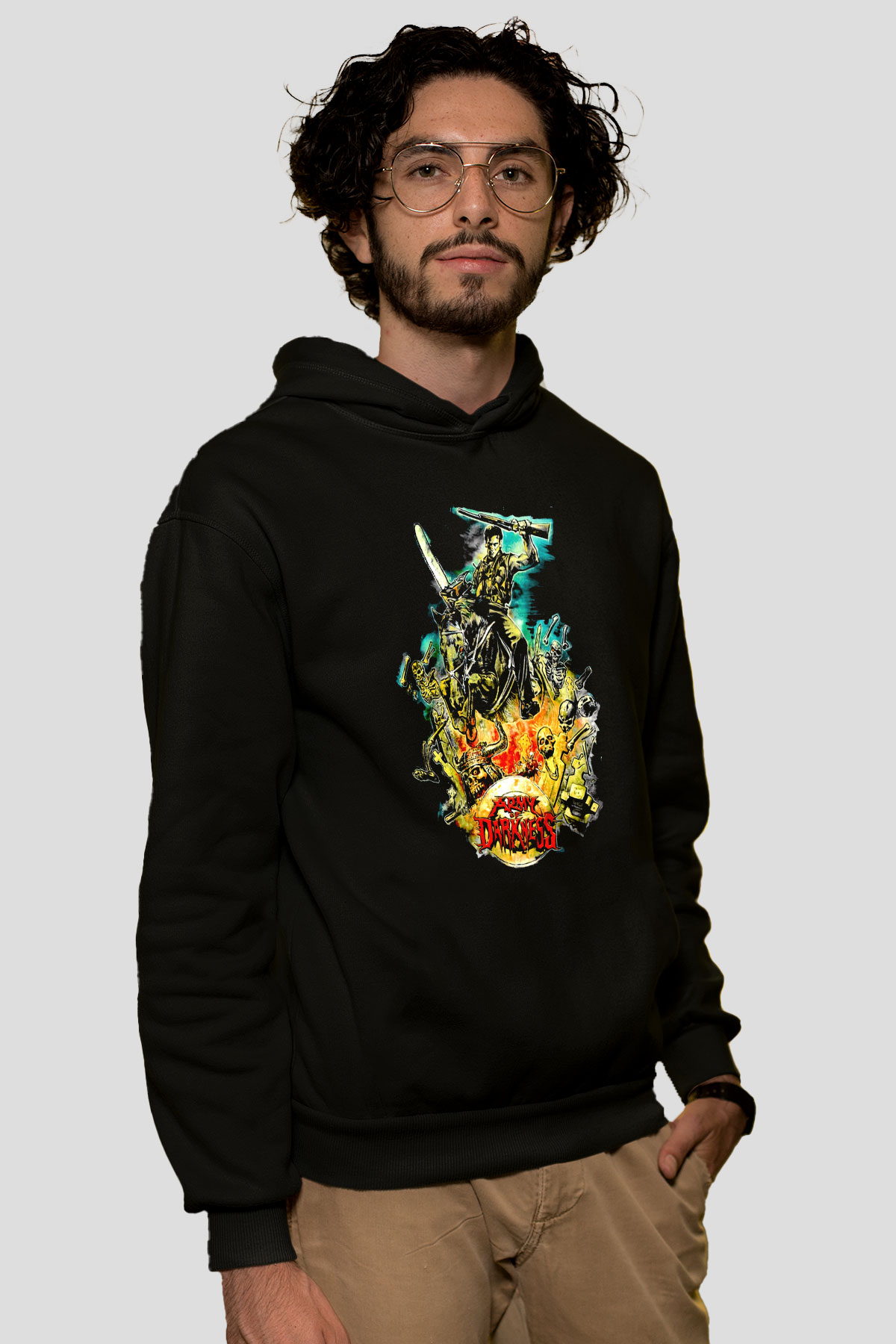 Army of Darkness Siyah Unisex Hoodie