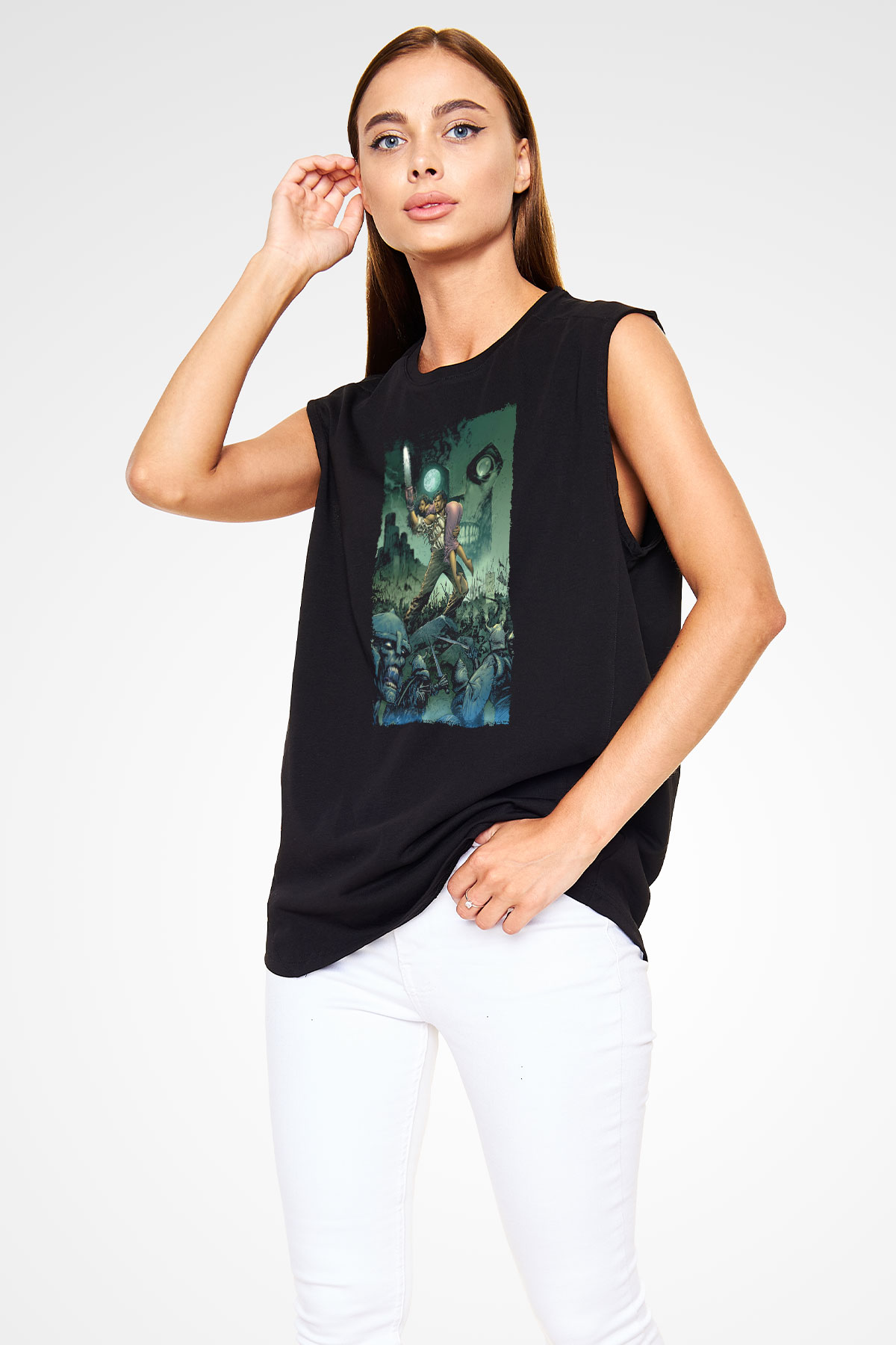 Army of Darkness Siyah Unisex  Kolsuz Tişört