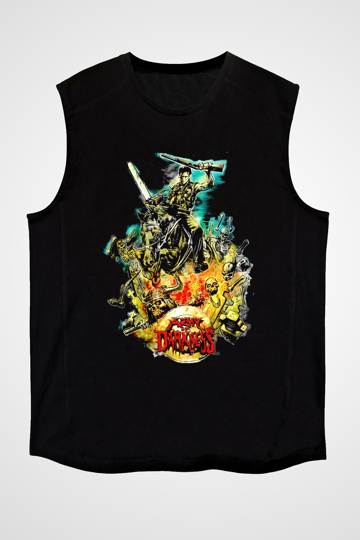 Army of Darkness Siyah Unisex  Kolsuz Tişört