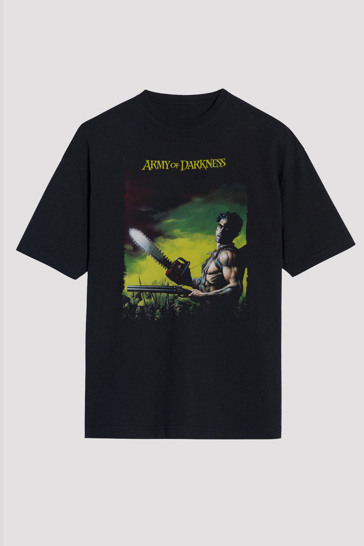 Army of Darkness Siyah Oversize Tişört