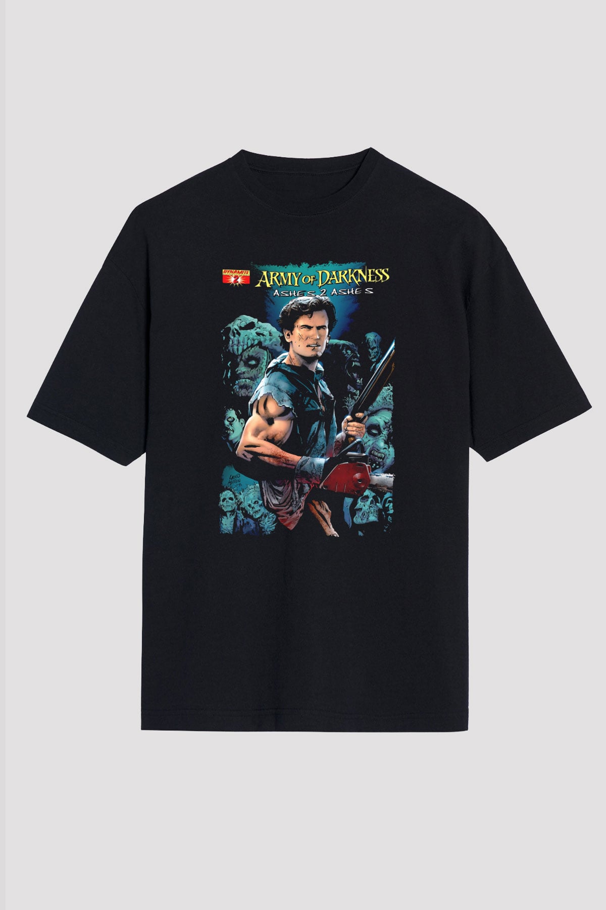 Army of Darkness Siyah Oversize Tişört