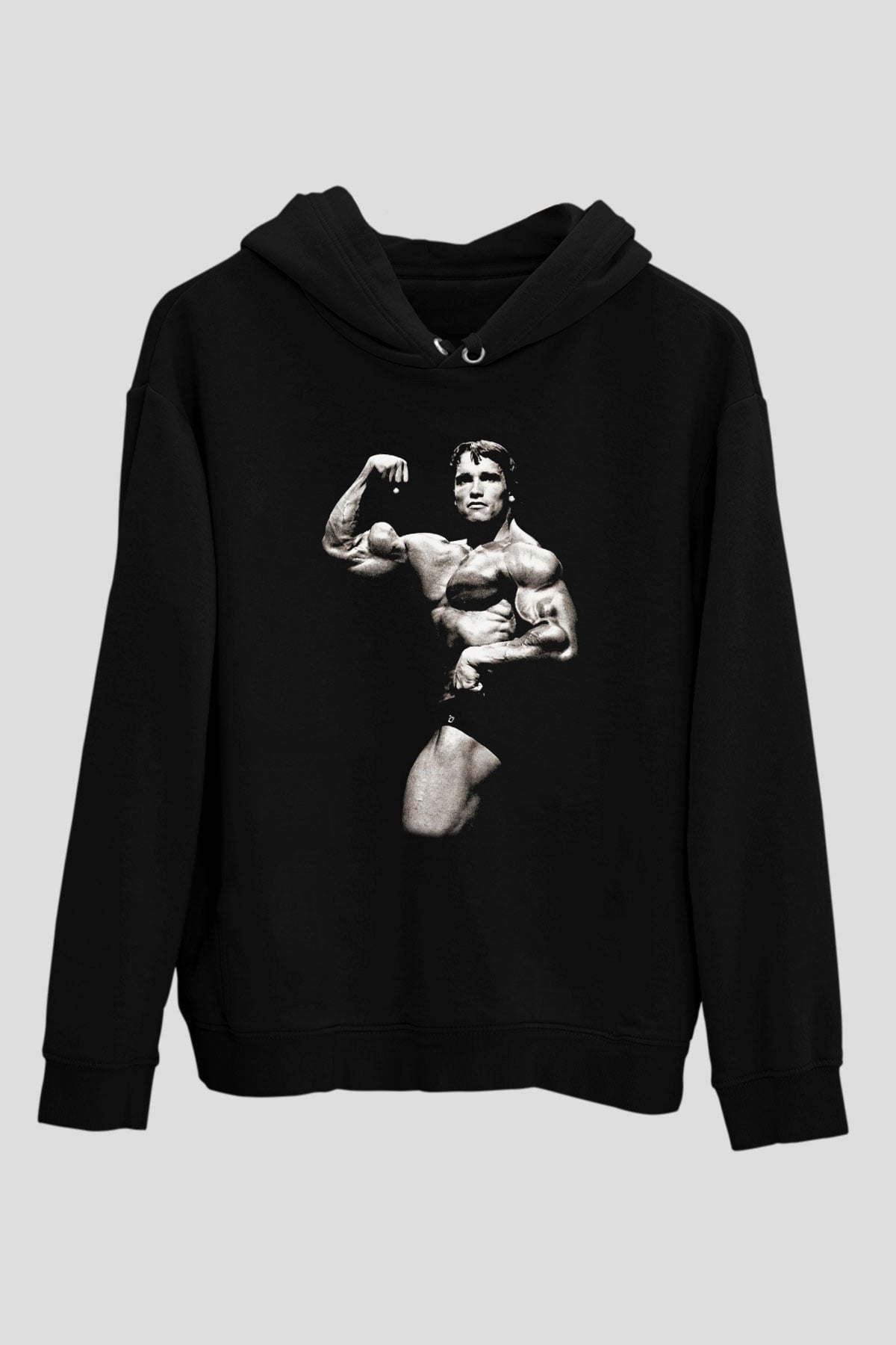 Arnold Schwarzenegger Siyah Unisex Hoodie