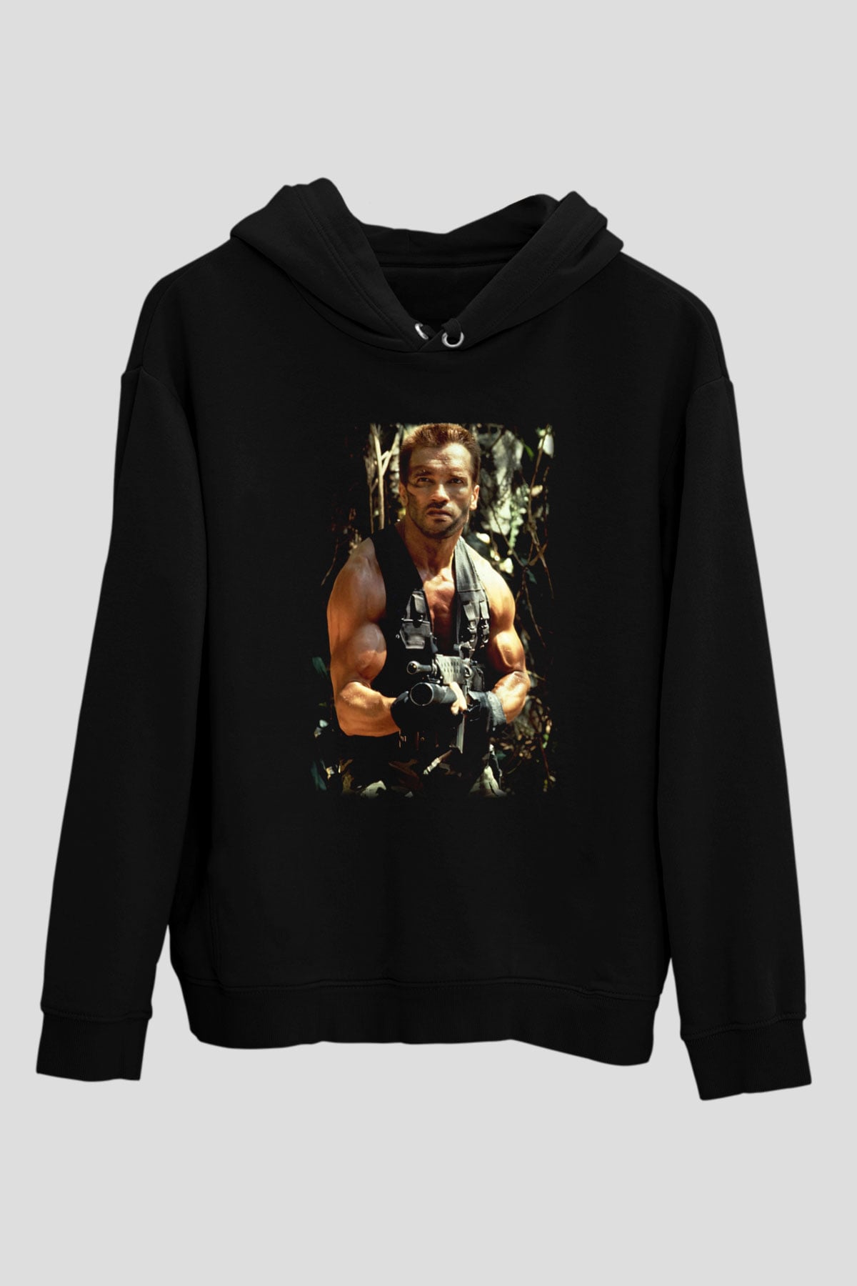 Arnold Schwarzenegger Siyah Unisex Hoodie