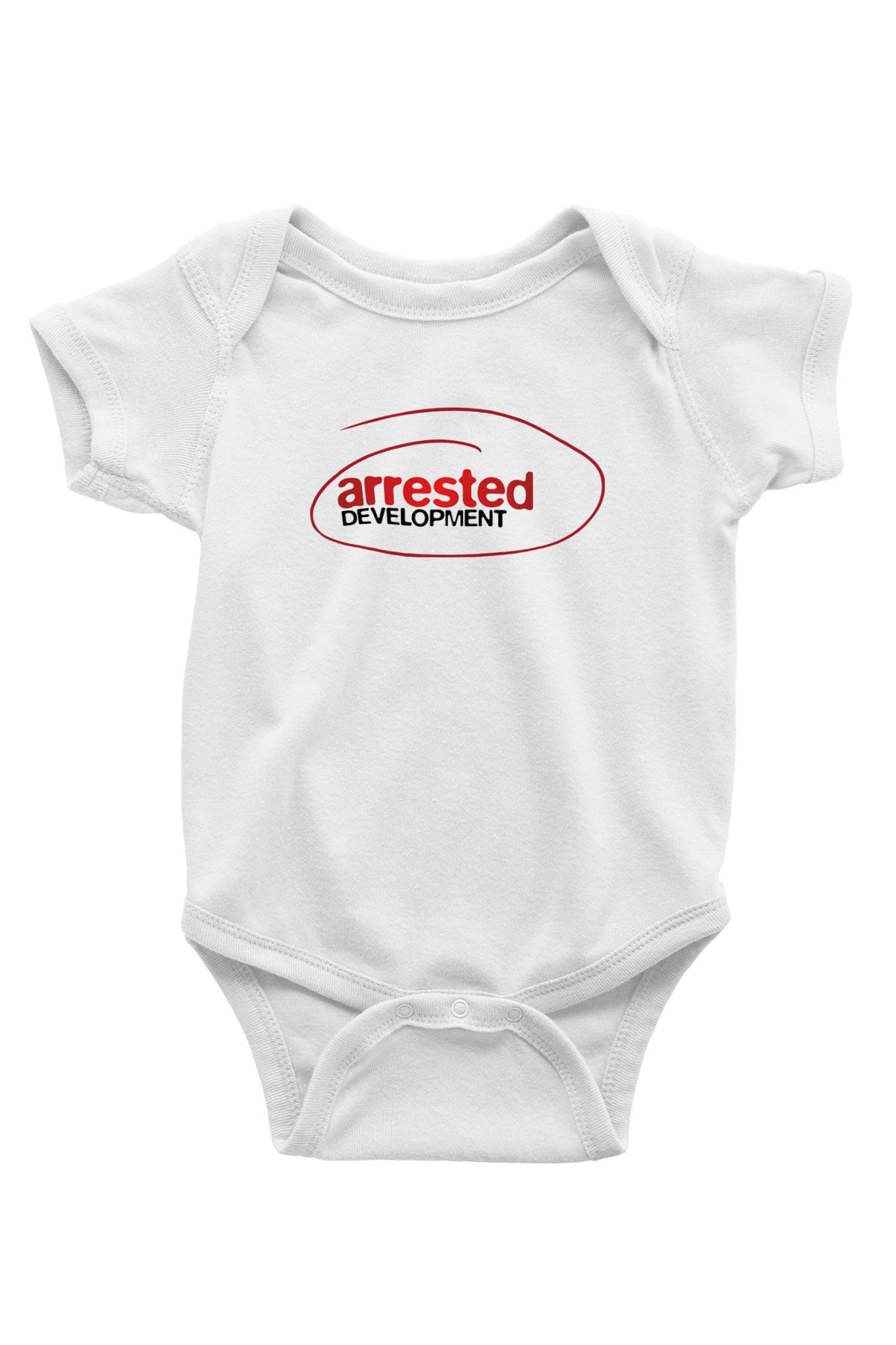 Arrested Development Baskılı Beyaz Unisex Bebek Body - Zıbın