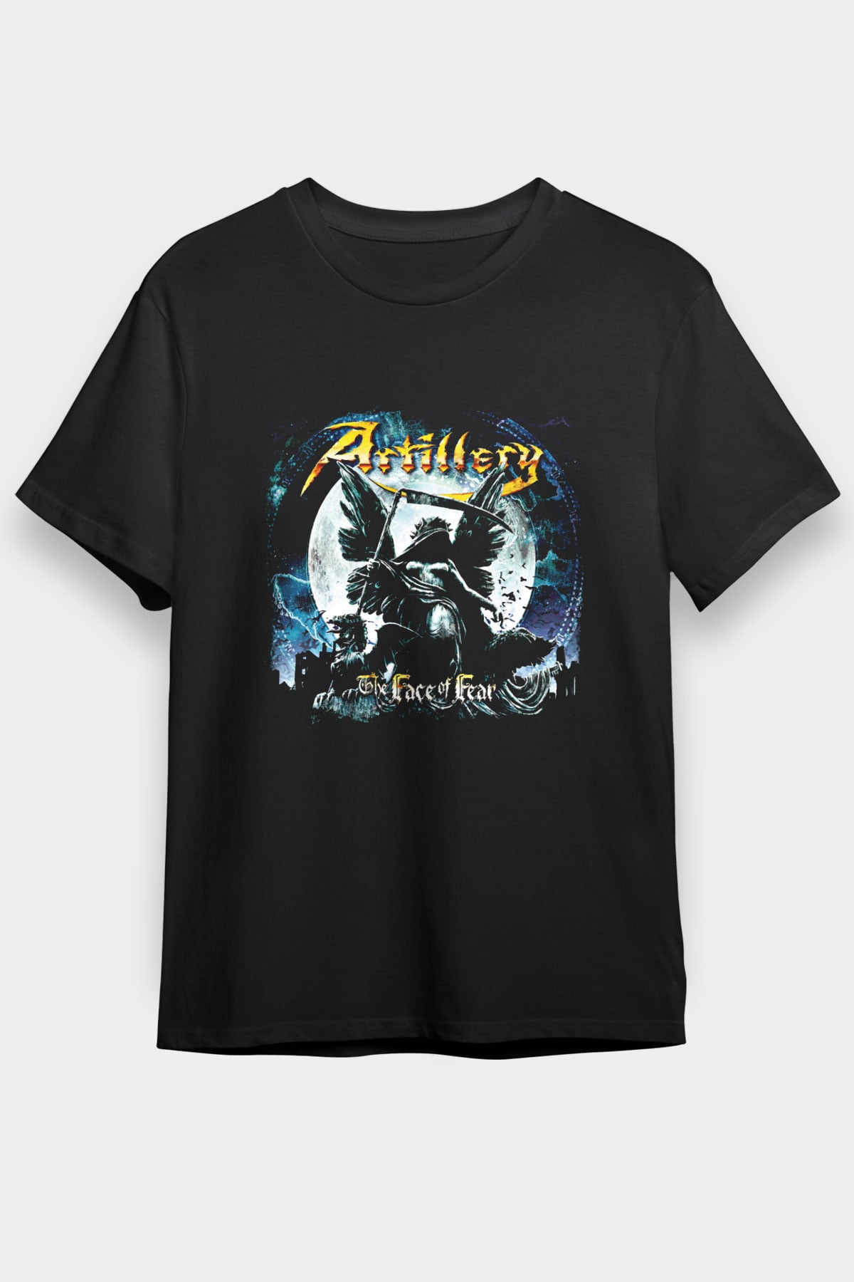 Artillery Baskılı Unisex Siyah Tişört