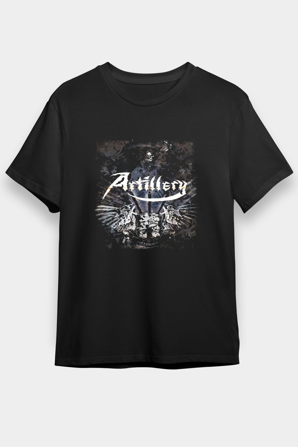 Artillery Siyah Unisex Tişört T-Shirt - TişörtFabrikası