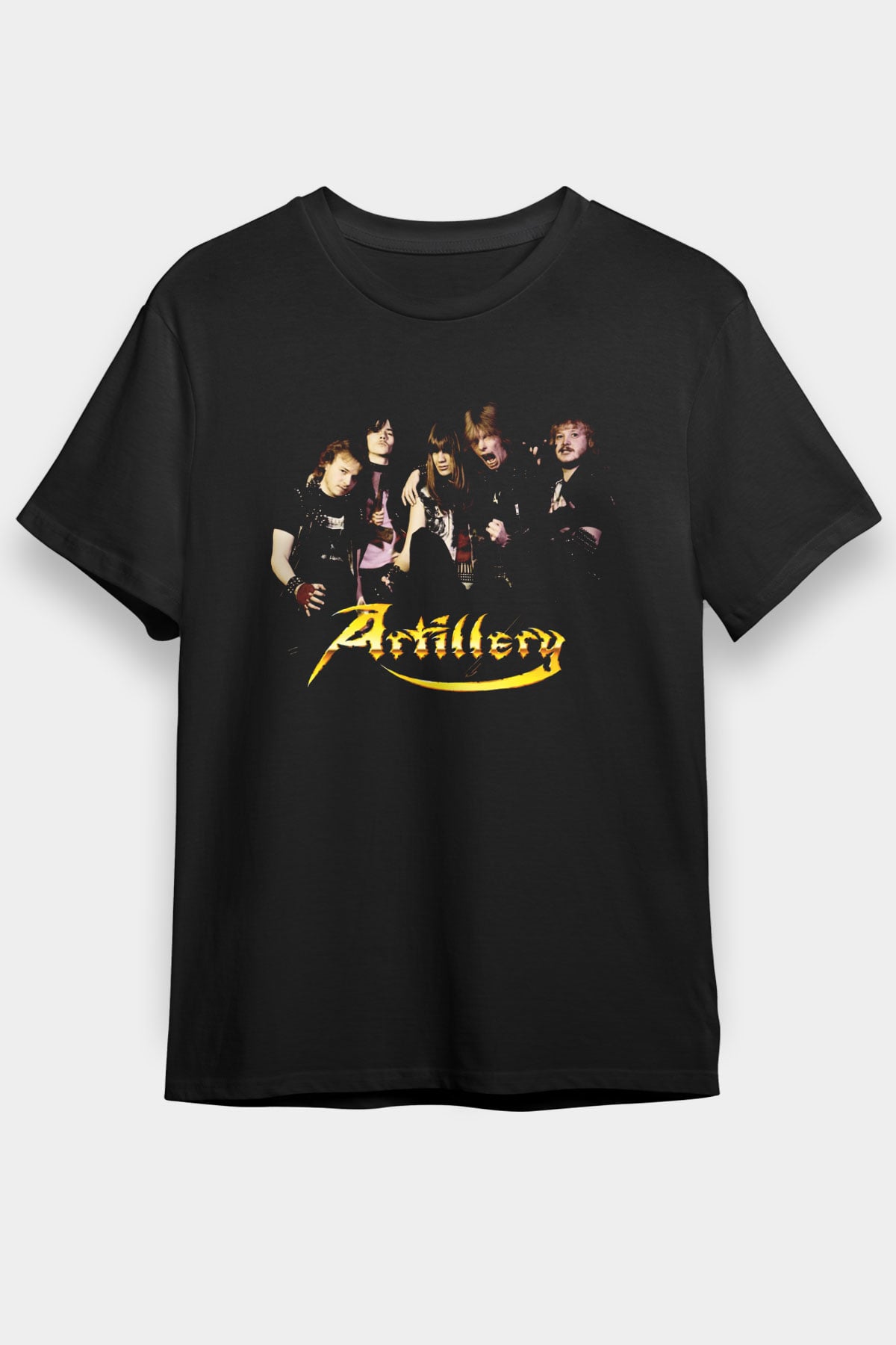 Artillery Siyah Unisex Tişört T-Shirt - TişörtFabrikası