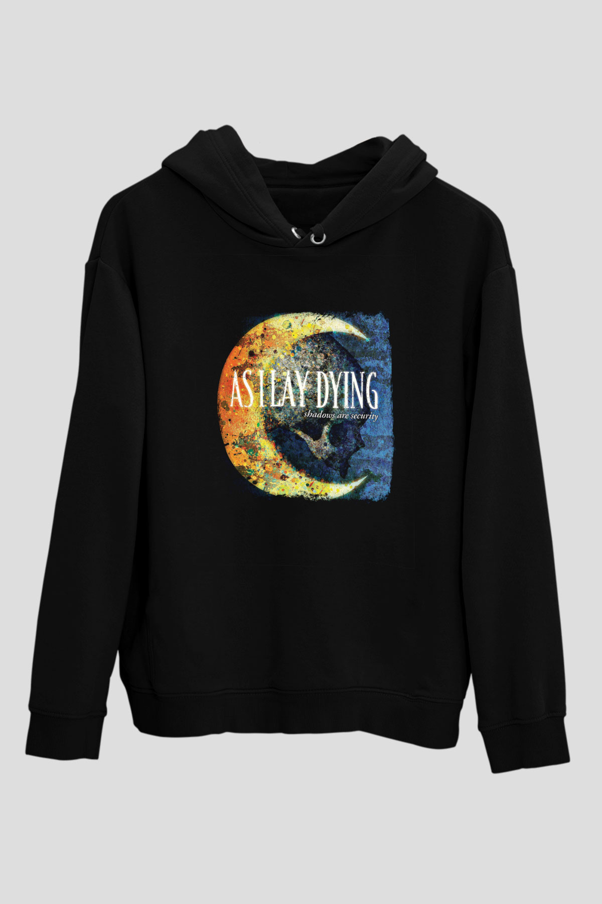 As I Lay Dying Baskılı Unisex Siyah Hoodie