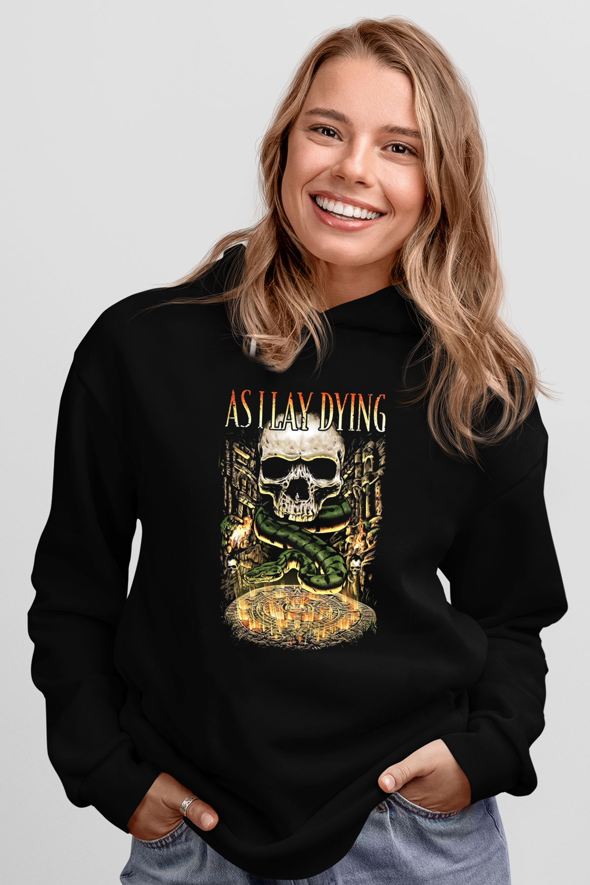 As I Lay Dying Siyah Unisex Hoodie