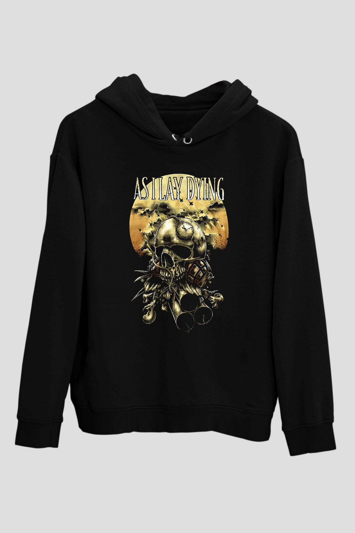 As I Lay Dying Siyah Unisex Kapüşonlu Sweatshirt