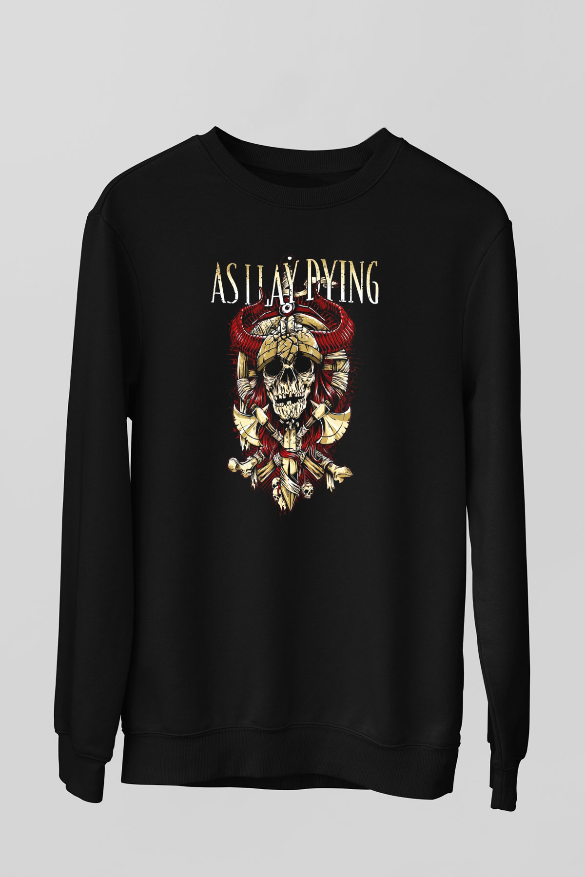 As I Lay Dying Siyah Unisex Sweatshirt