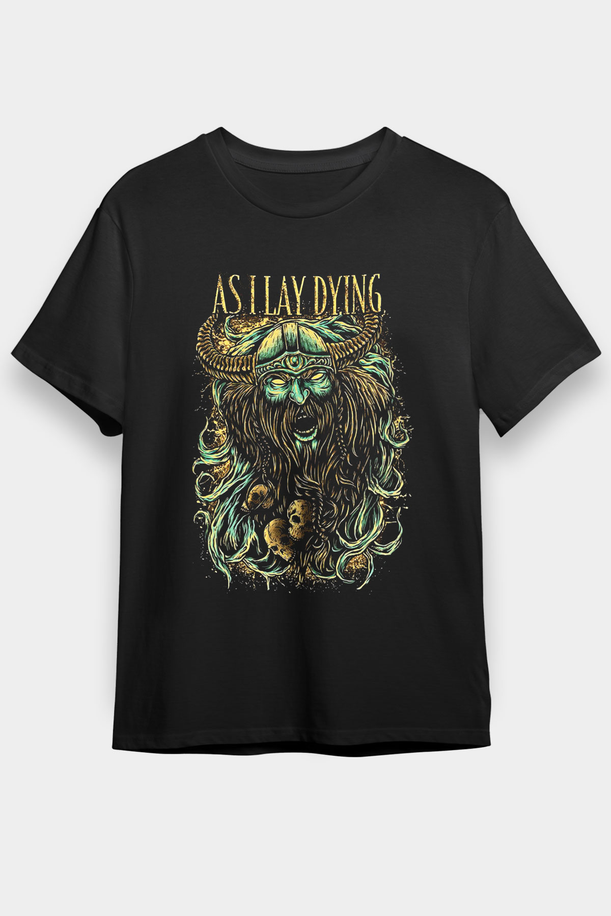 As I Lay Dying Siyah Unisex Tişört T-Shirt - TişörtFabrikası